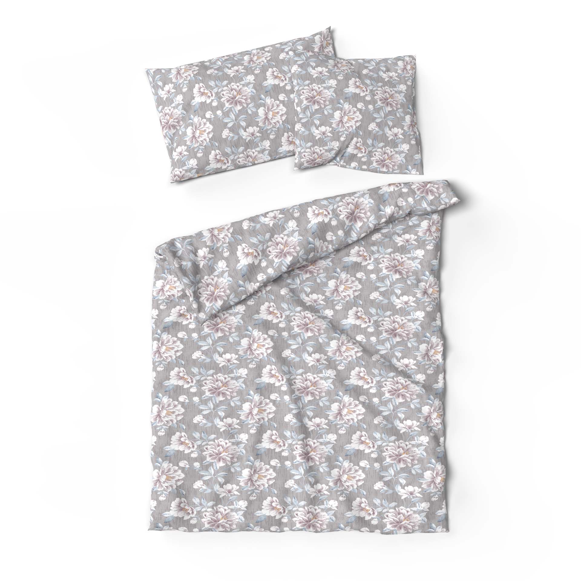 Lotus Bettwäsche Bambus Moana anthrazit