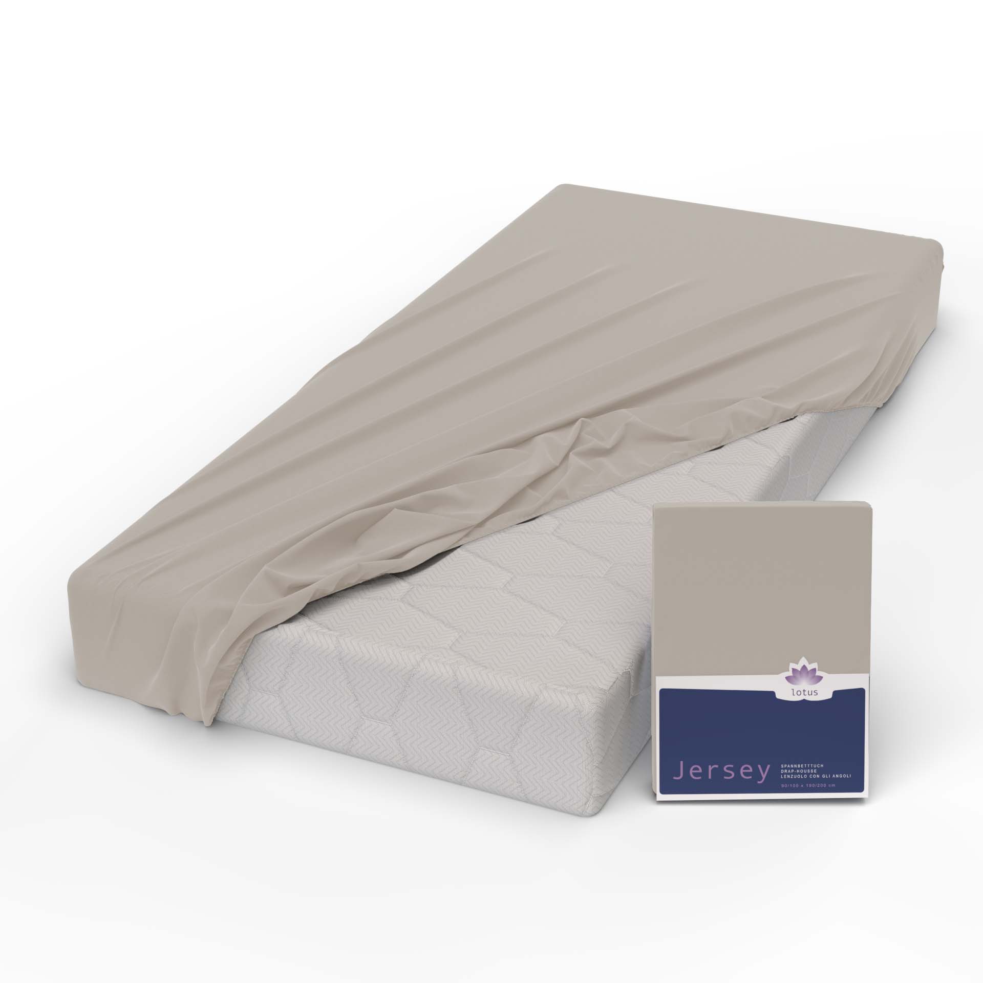 Lotus Jersey fitted sheet Comfort