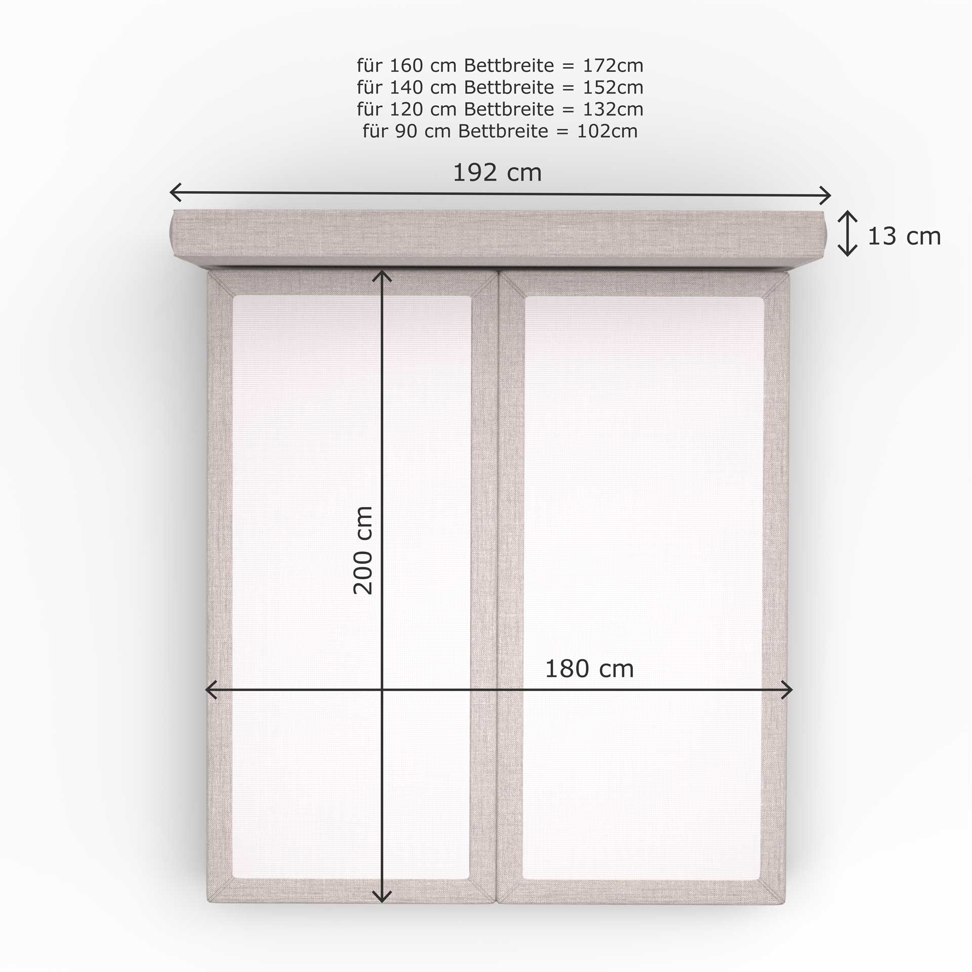 Harson Boxspringbett Boston