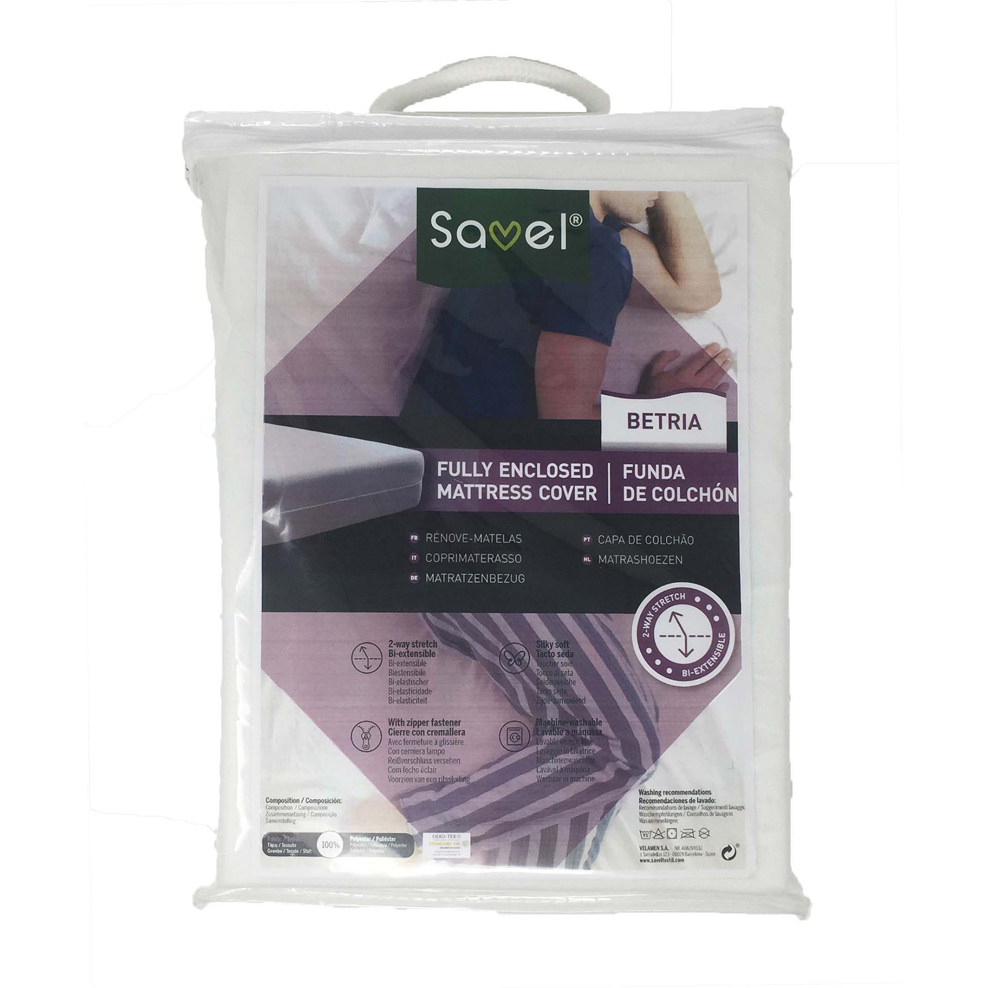 Savel mattress cover Betria microfibre