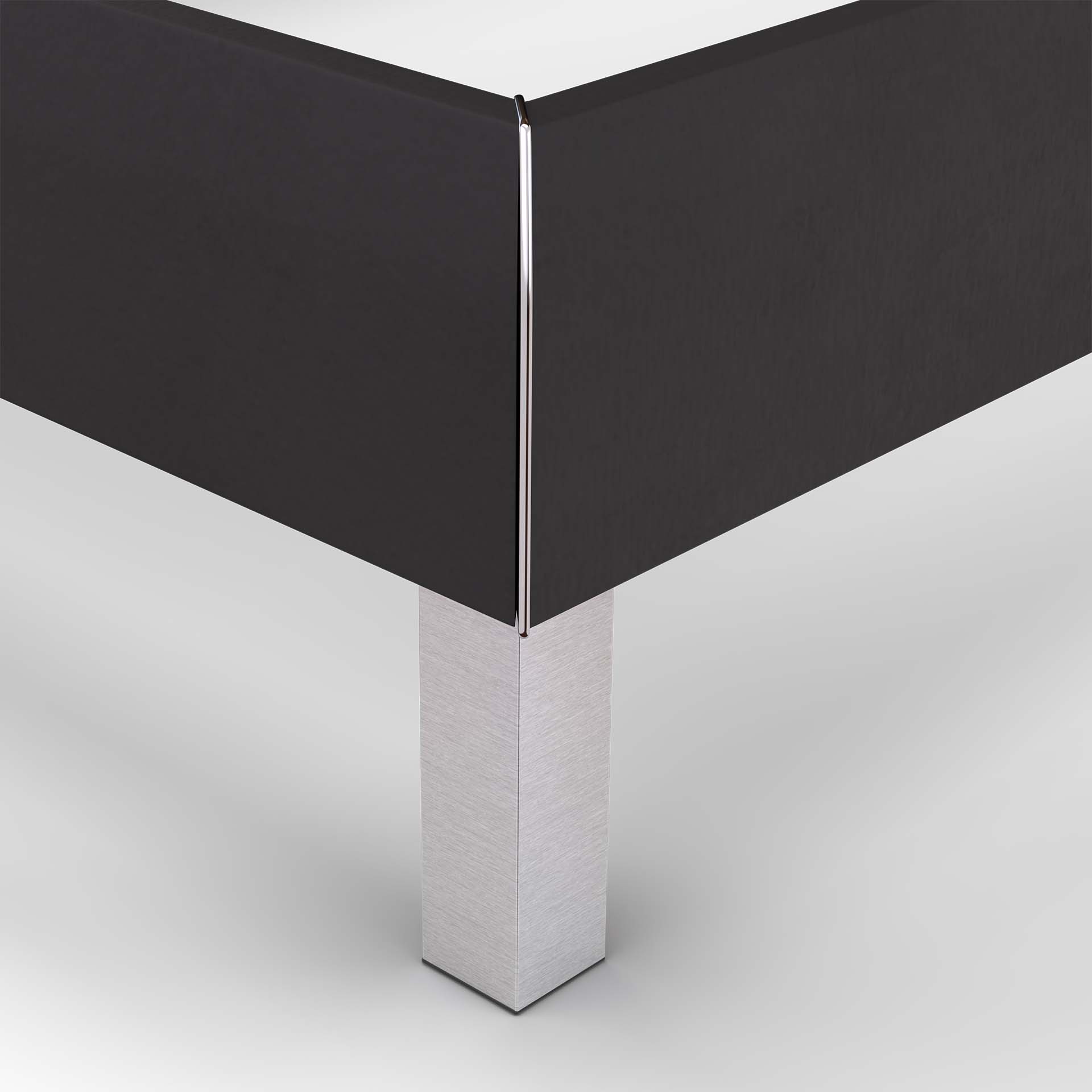 Melody bed frame black