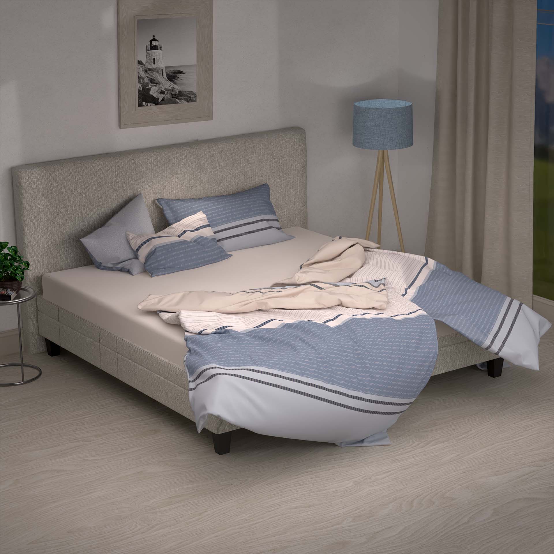 Lotus linge de lit flanelle Elif