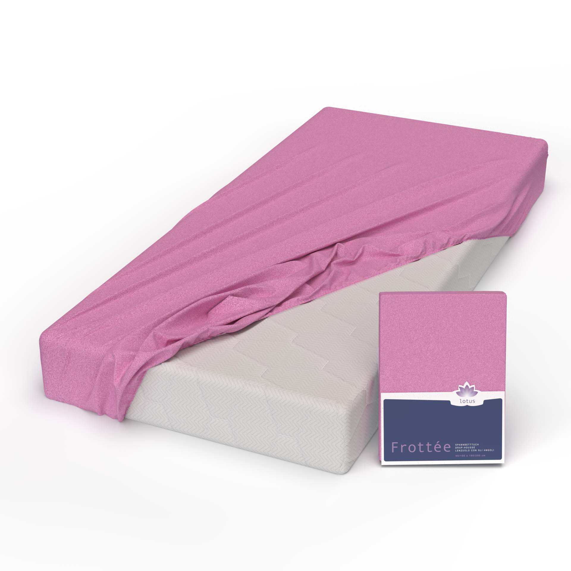 Lotus terry fitted sheet Comfort