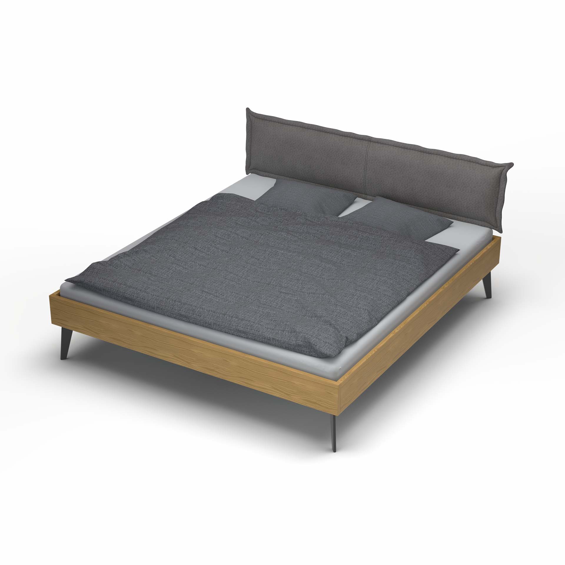 Madeera Lit en bois massif Ledra