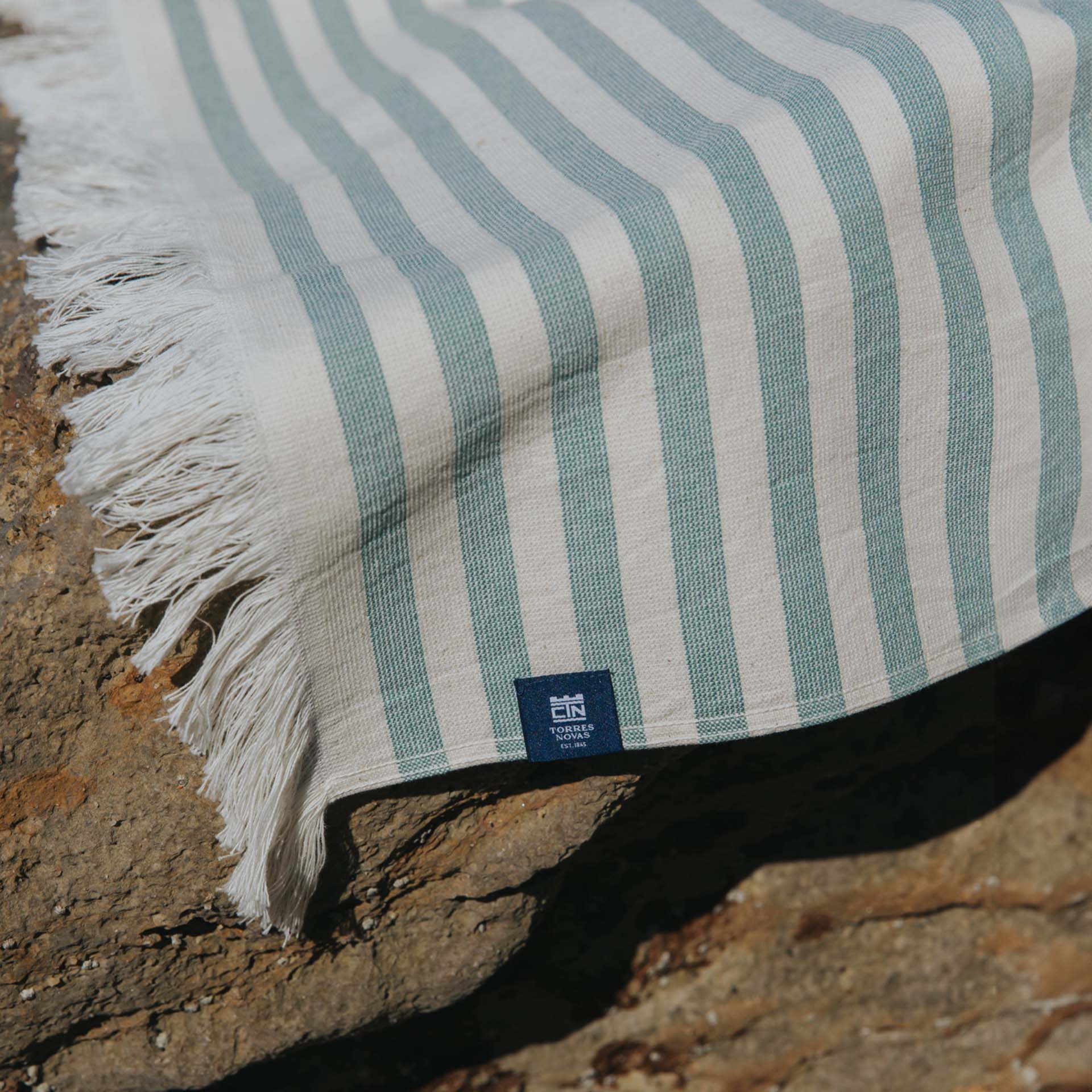 Torres Novas beach towel Barra green Torres Novas beach towel Barra green