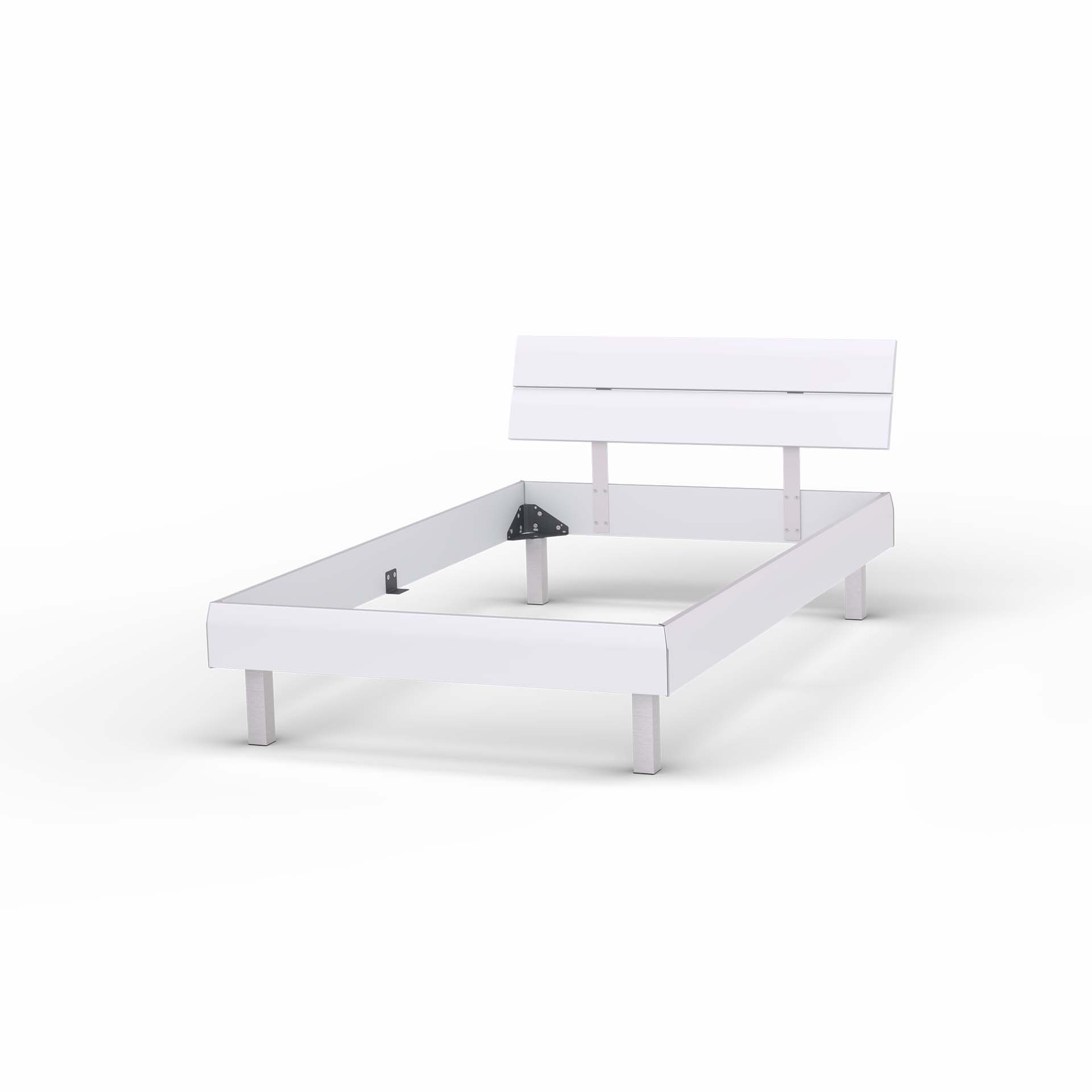 Melody bed frame white
