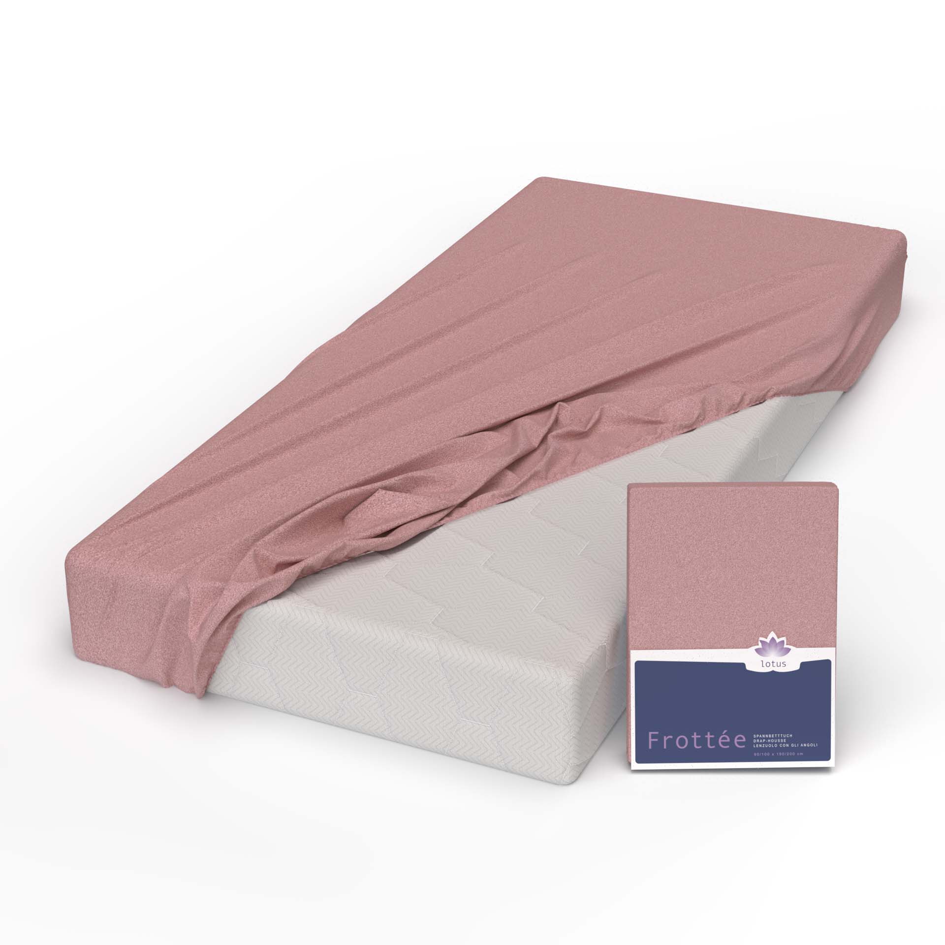 Lotus terry fitted sheet Comfort