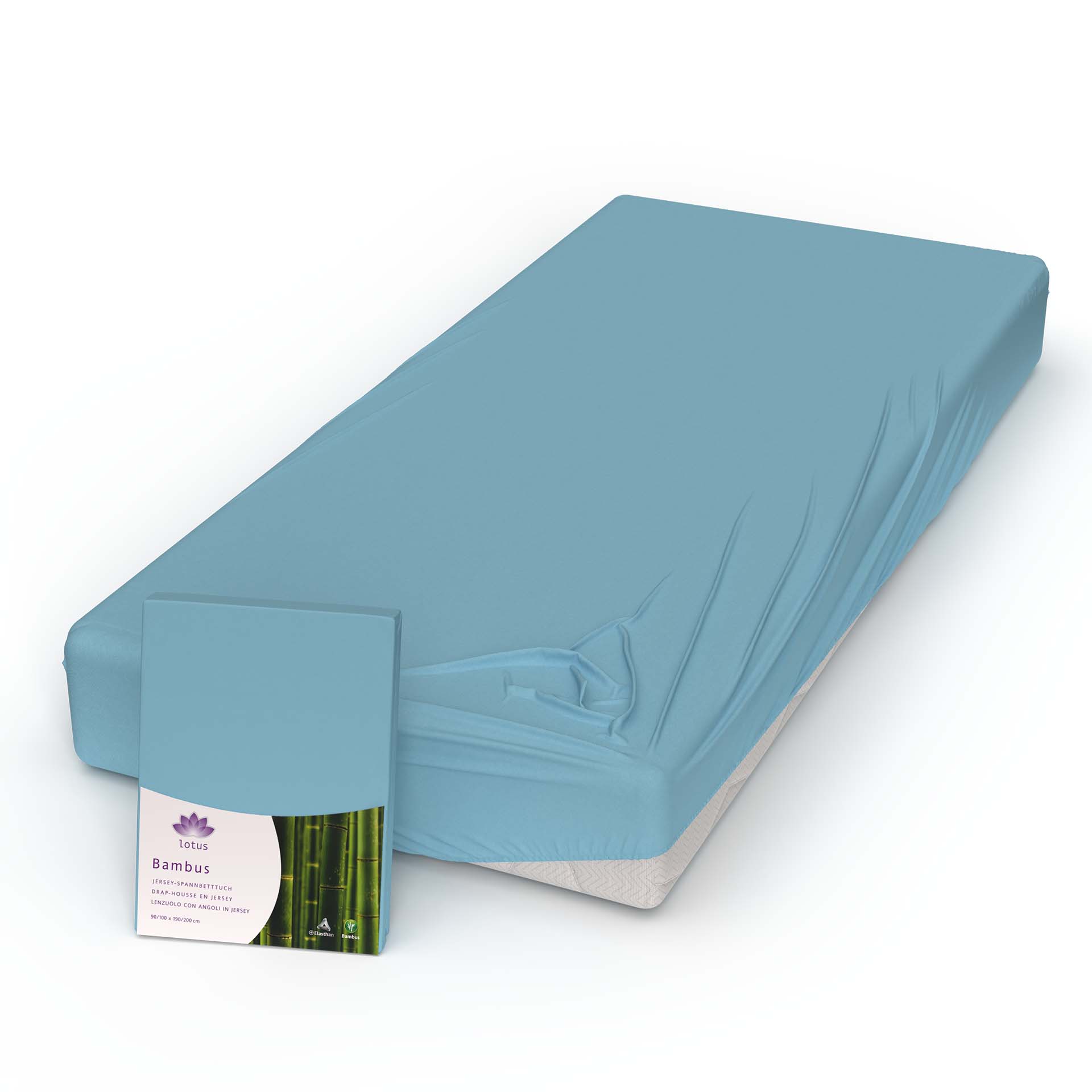 Lotus drap-housse bambou jersey Lotus drap-housse bambou jersey