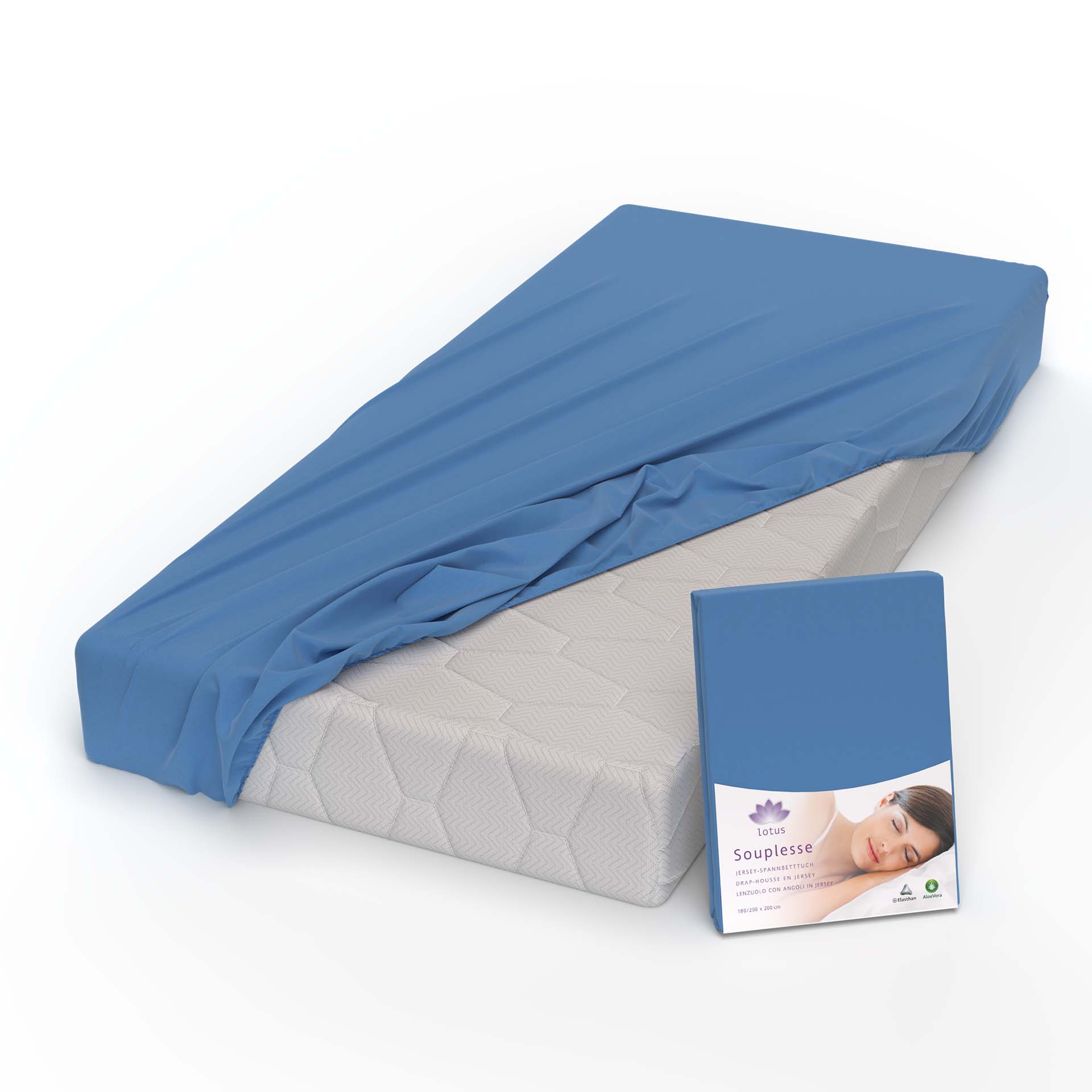 Lotus Jersey Fitted Sheet Souplesse