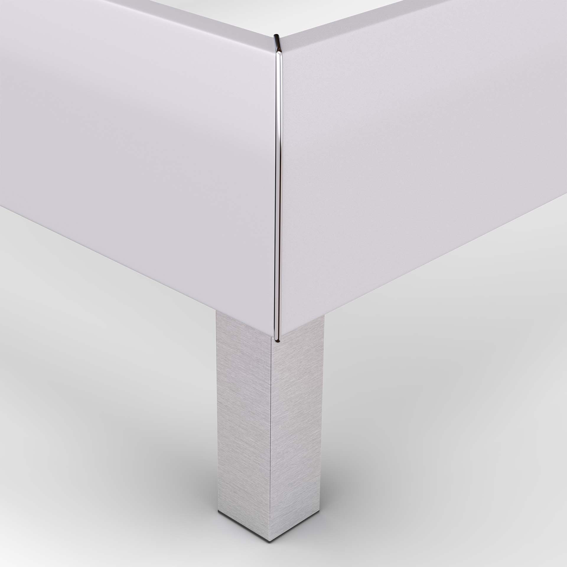 Melody bed frame white
