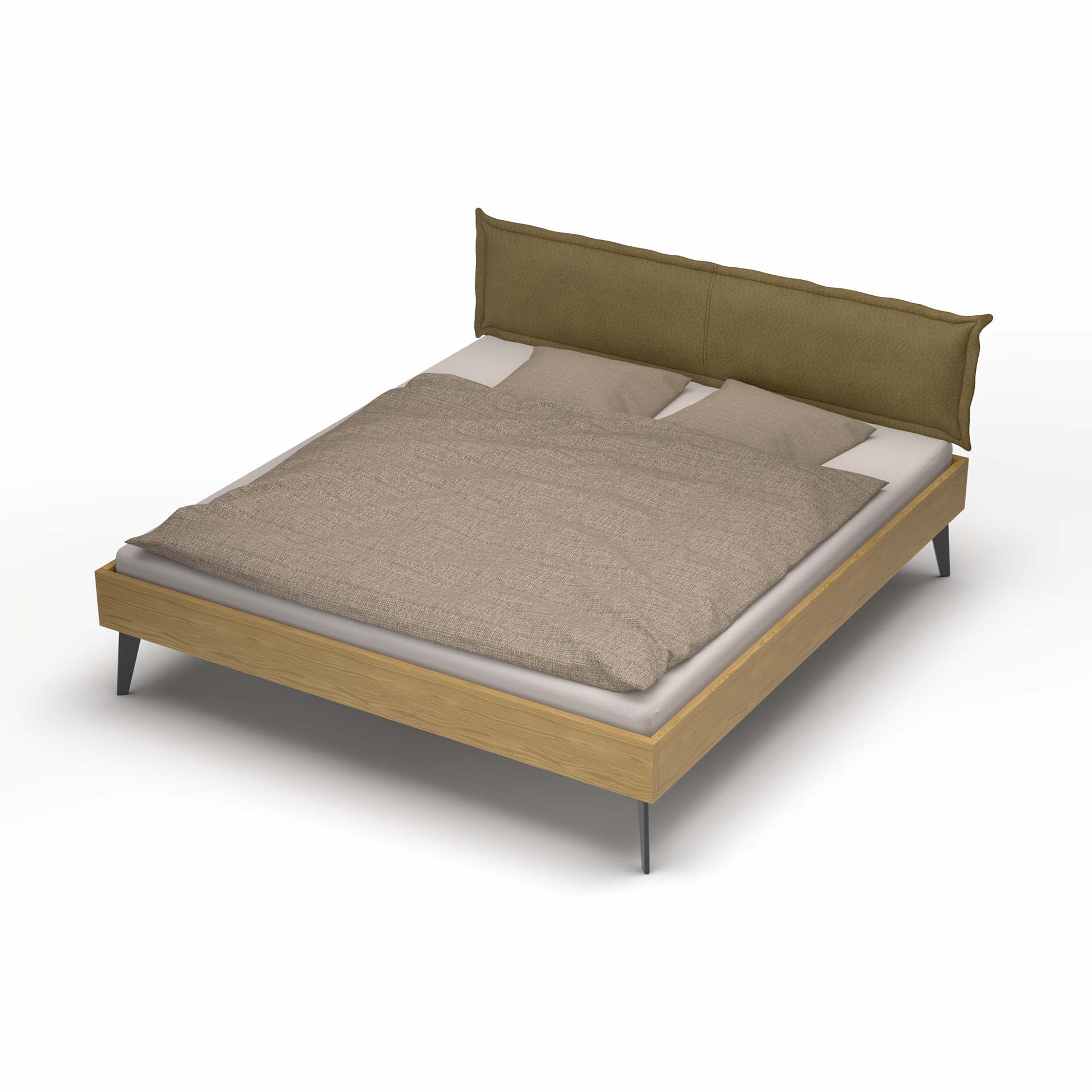 Madeera Lit en bois massif Ledra