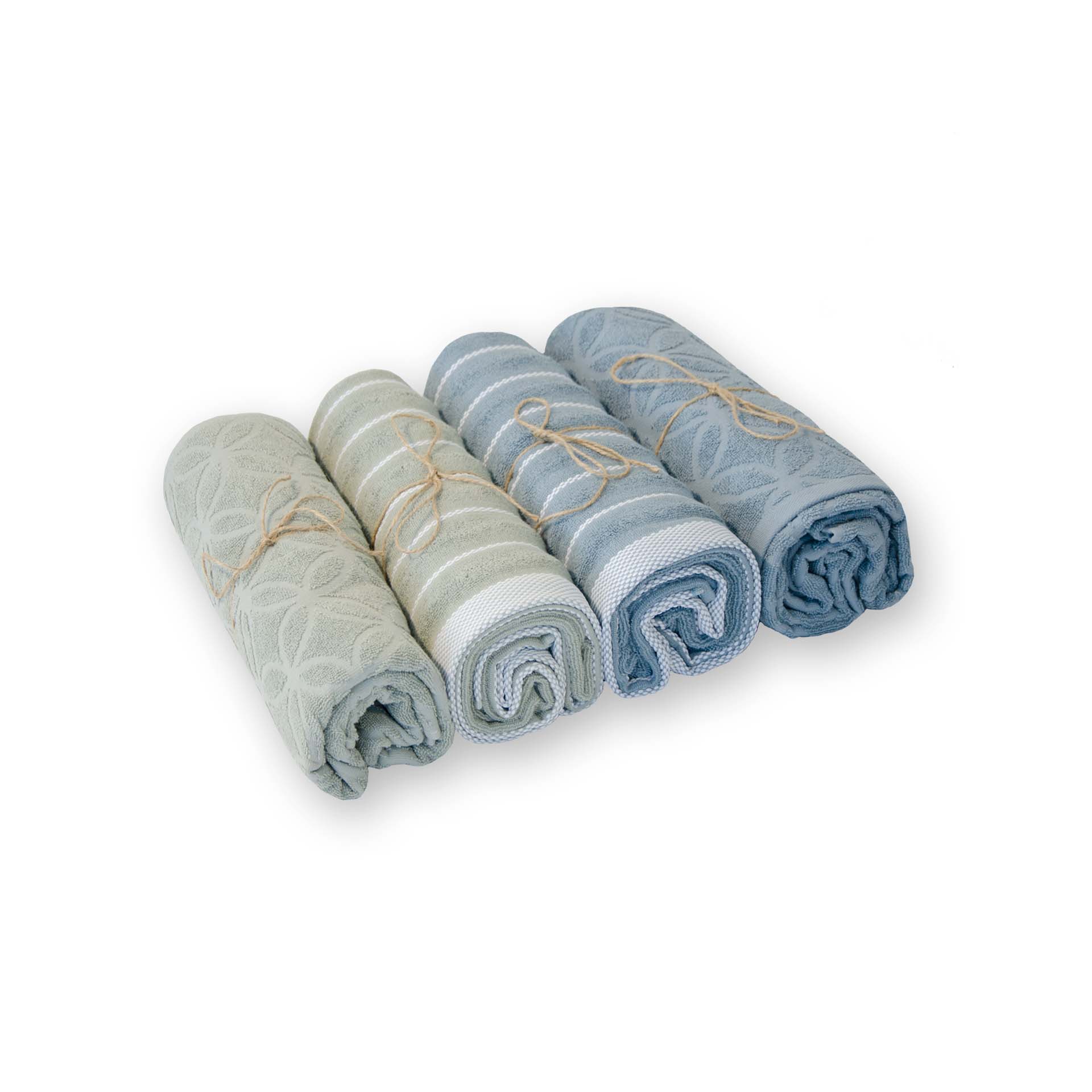 Linge éponge - 4 serviettes de douche - Hayden et Vibe Linge éponge - 4 serviettes de douche - Hayden et Vibe