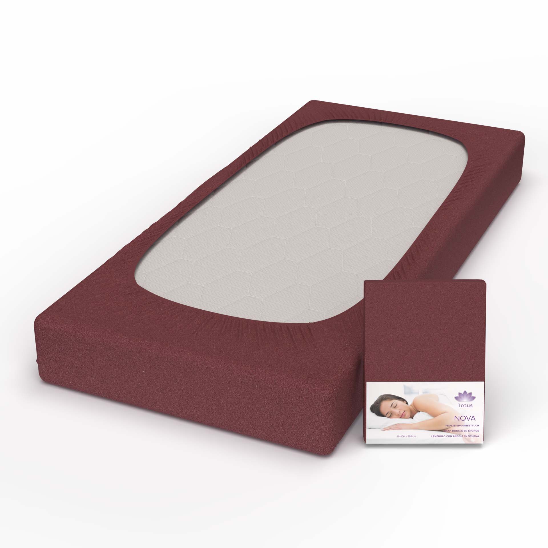 Lotus terry fitted sheet Nova