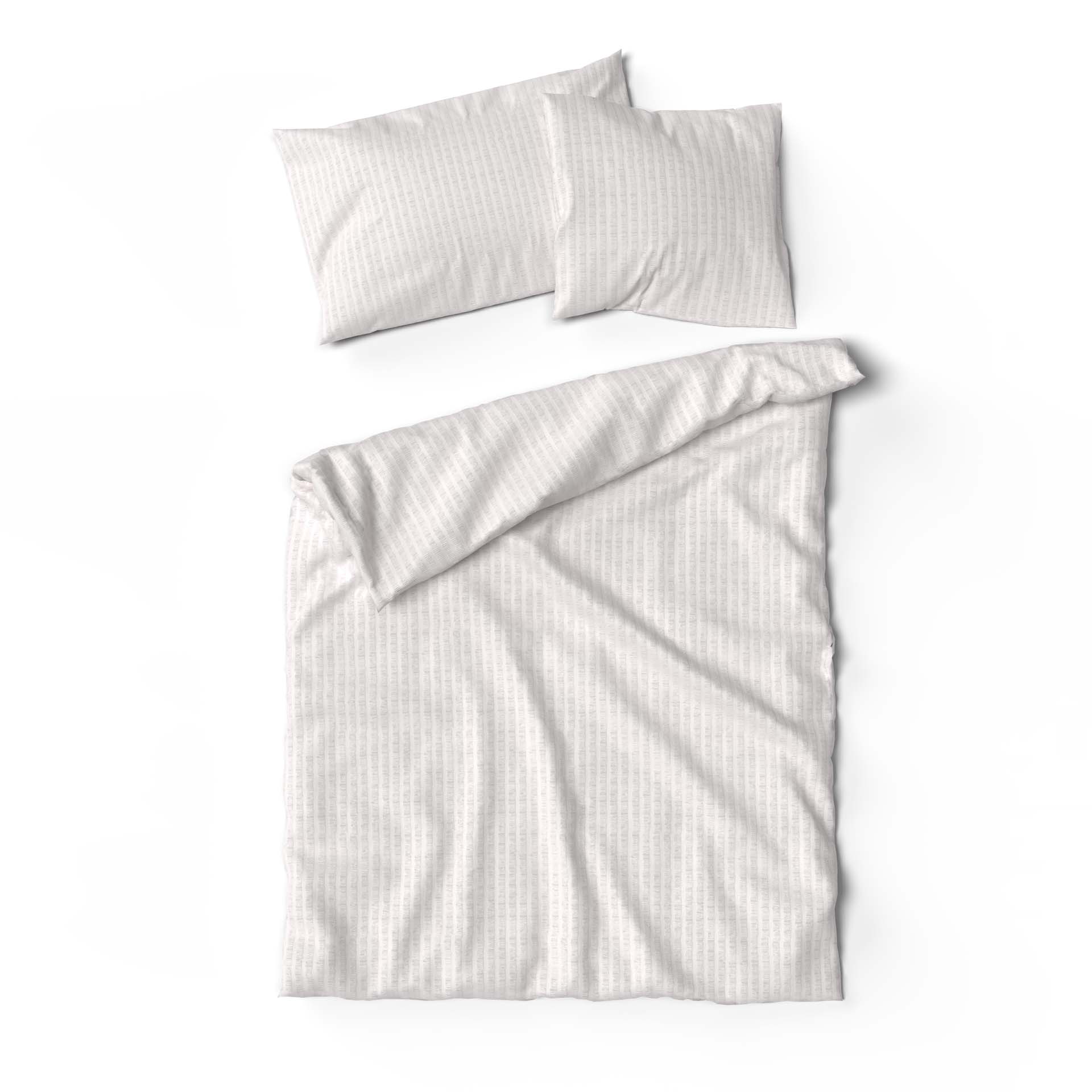 Lotus bed linen Seersucker uni Lotus bed linen Seersucker uni