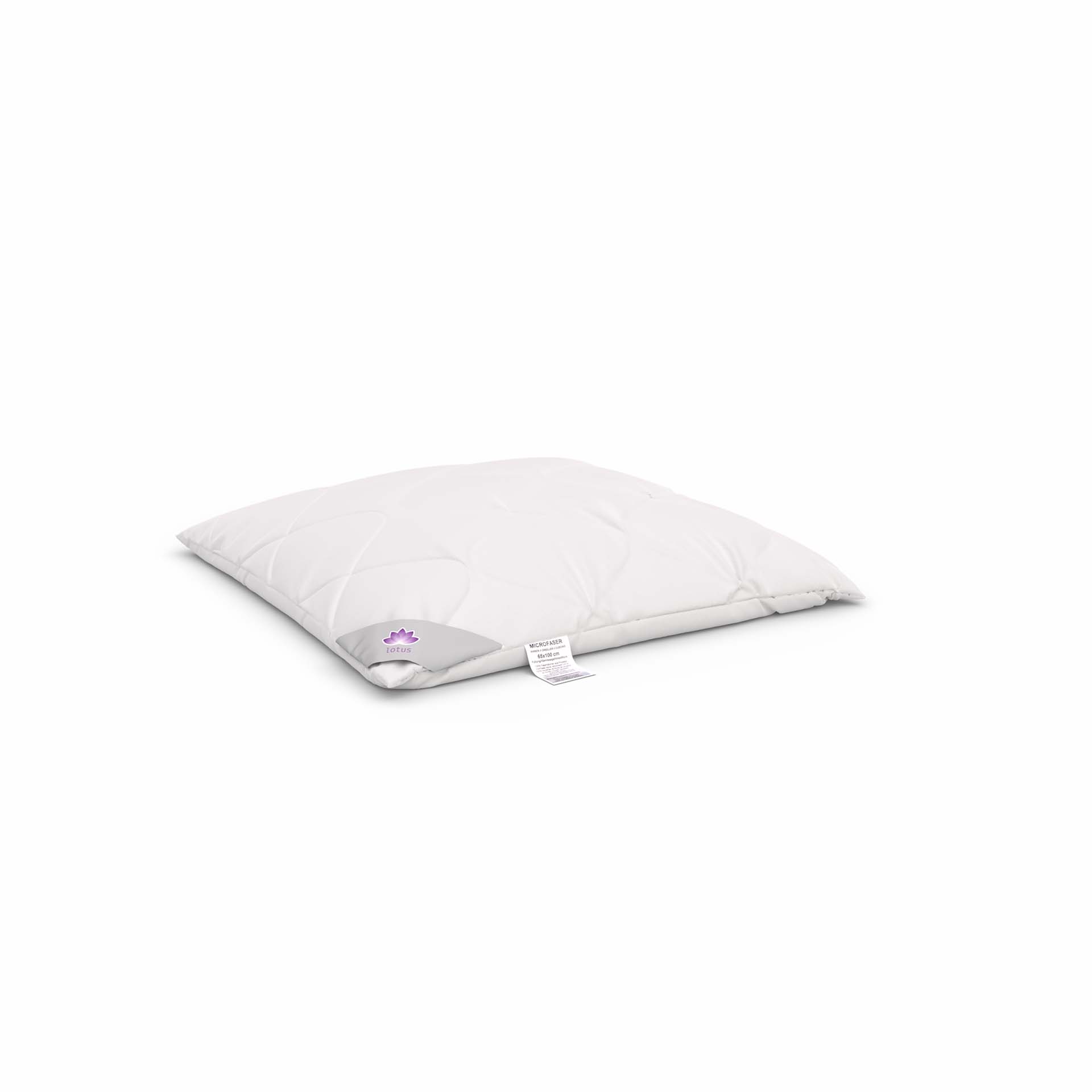 Lotus microfibre pillow