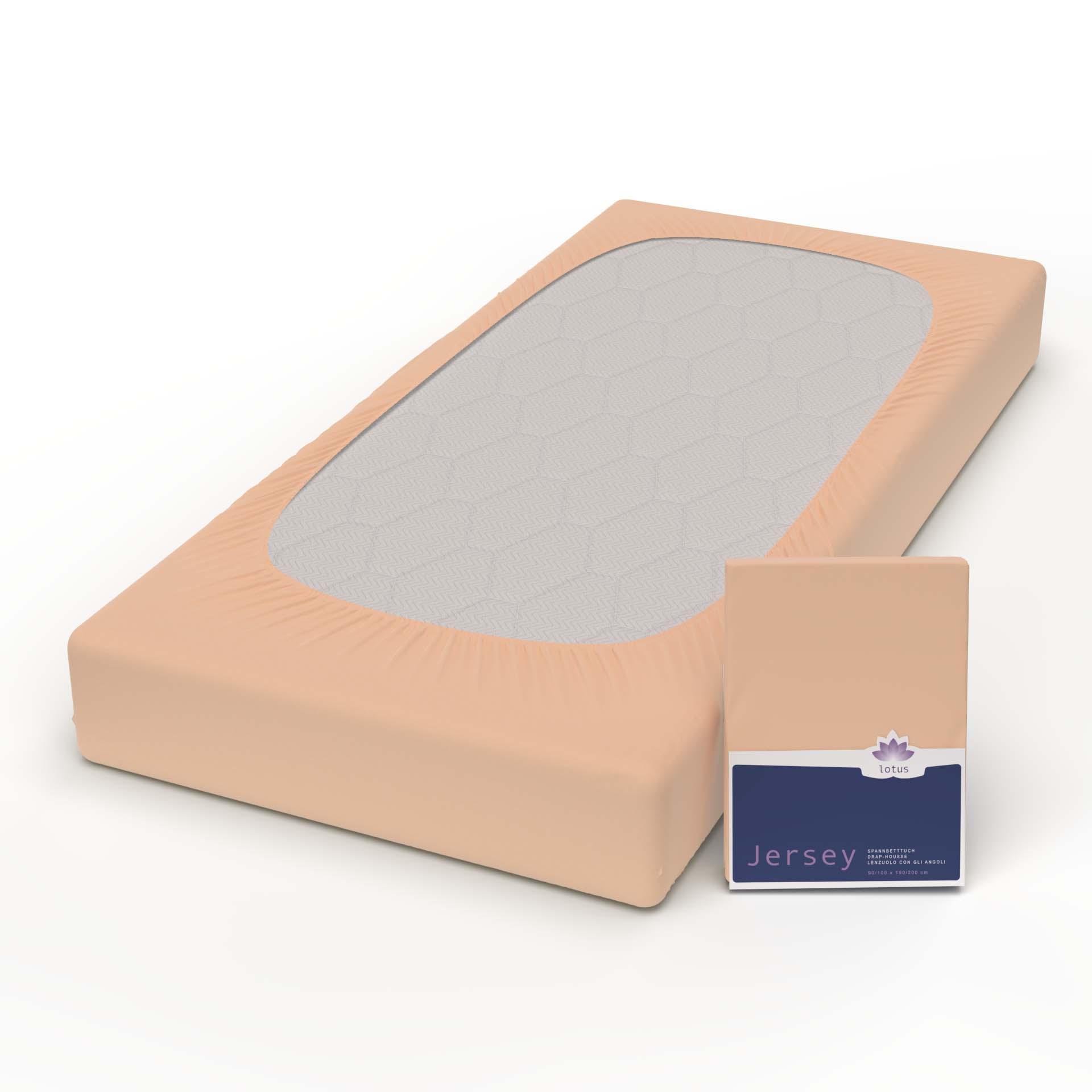 Lotus Jersey fitted sheet Comfort