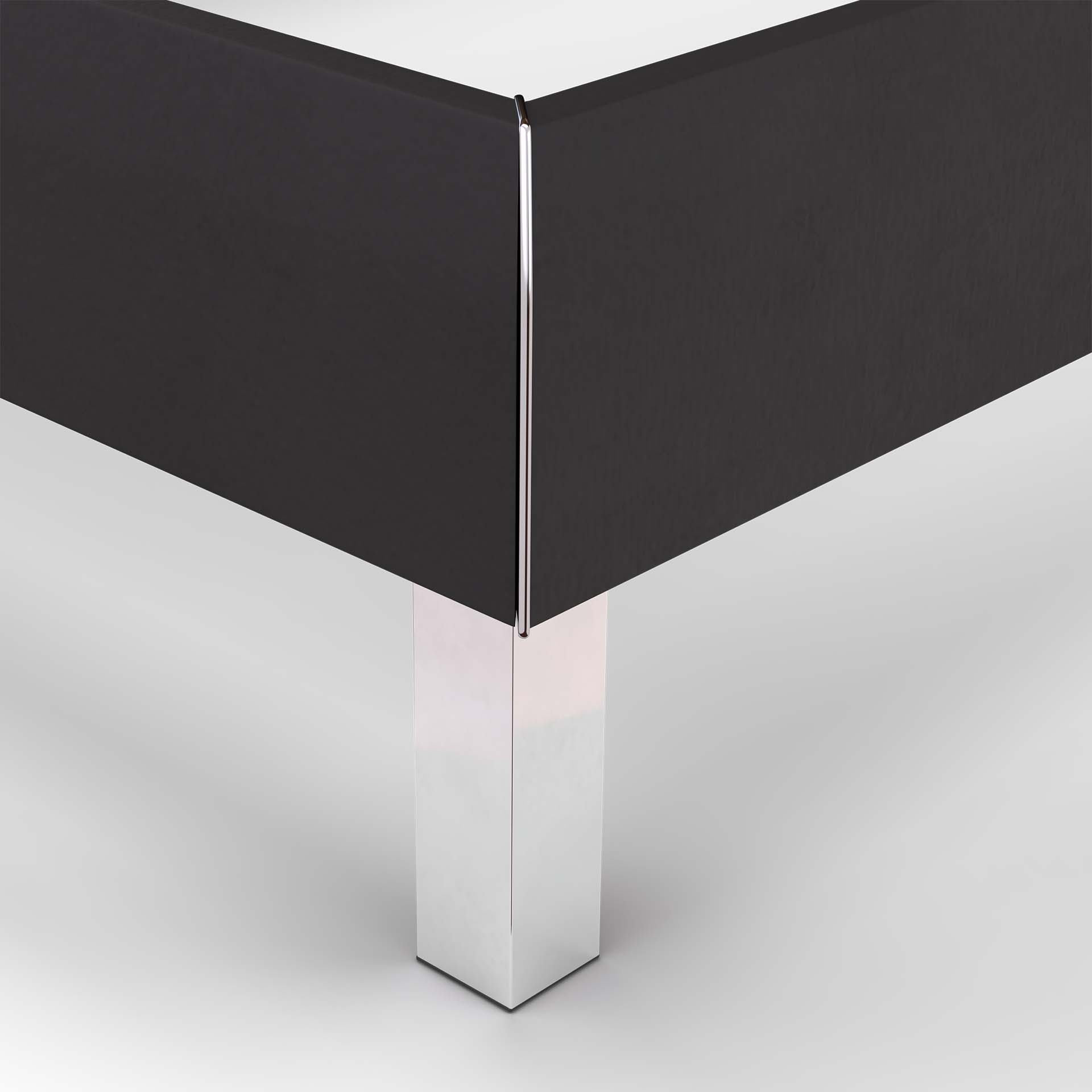 Melody bed frame black