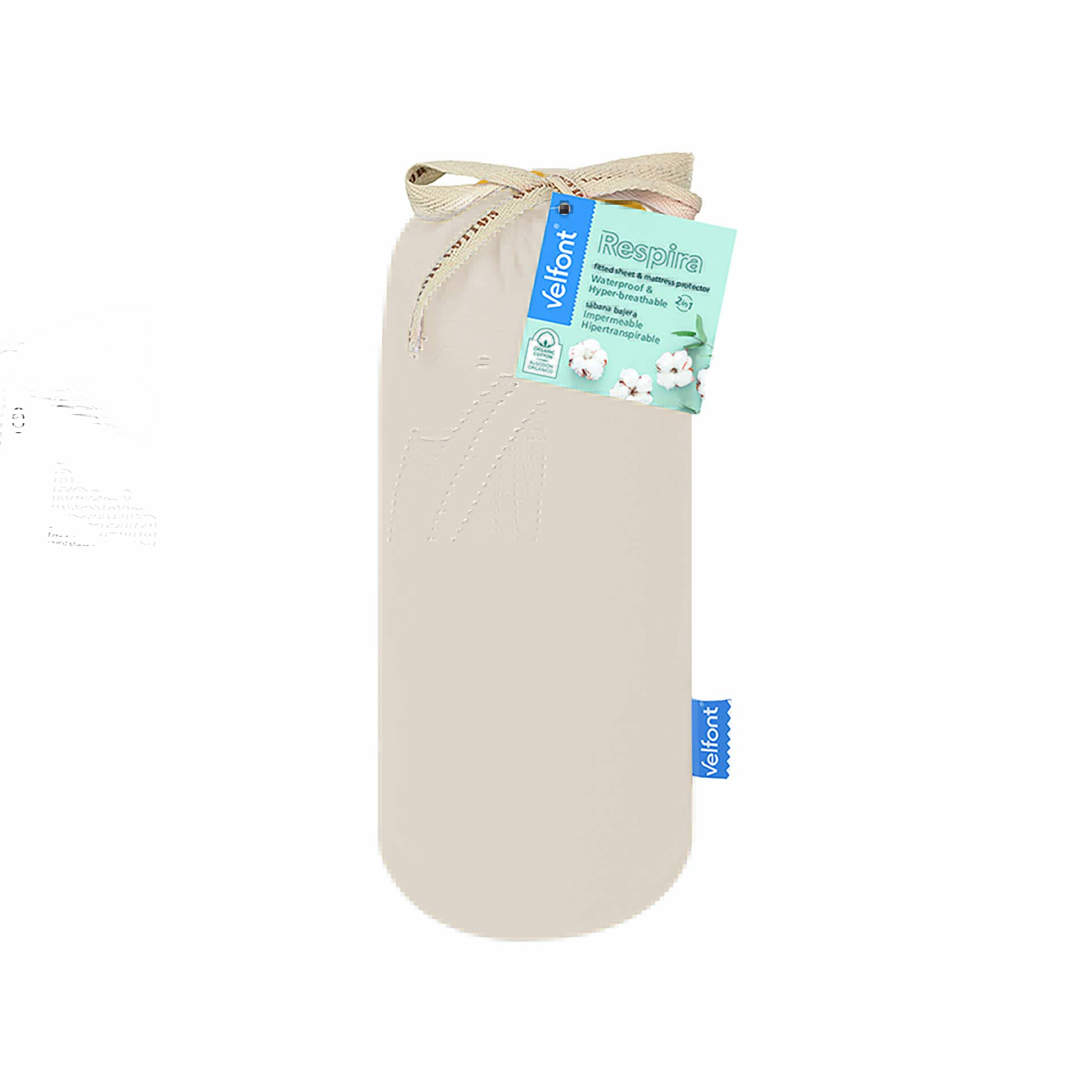 Velfont fitted sheet waterproof Respira