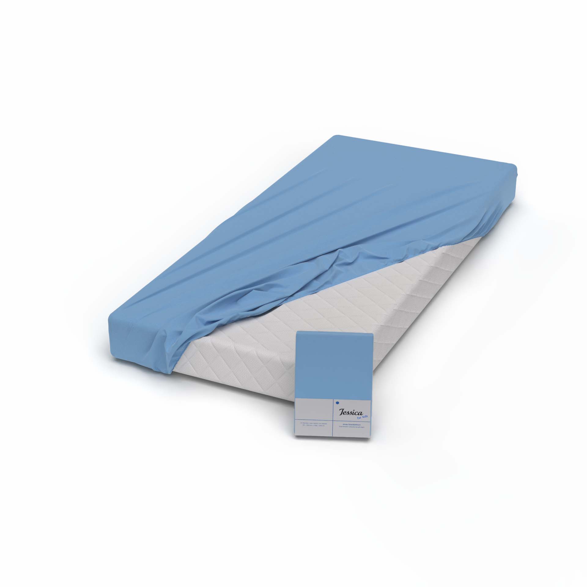 Jersey fitted sheet for children's bed 70x140