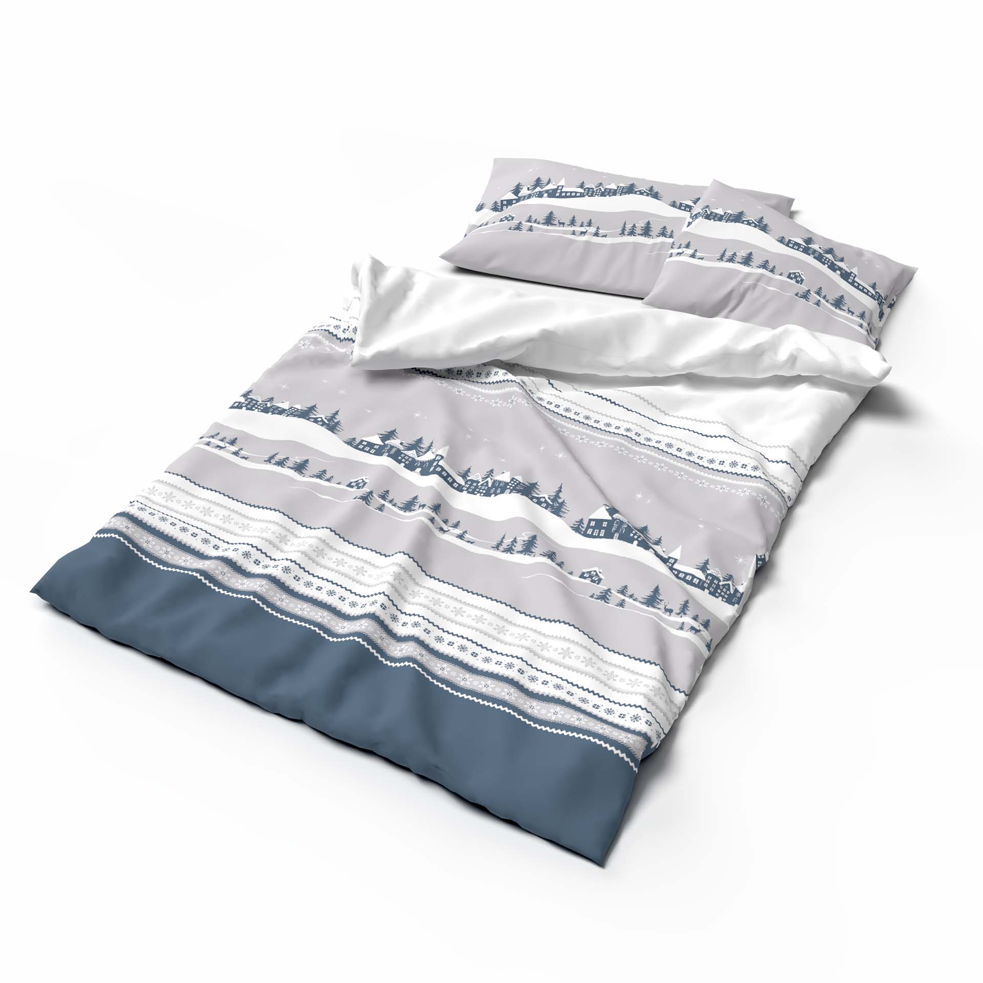 Lotus Linge de lit flanelle Pontresina