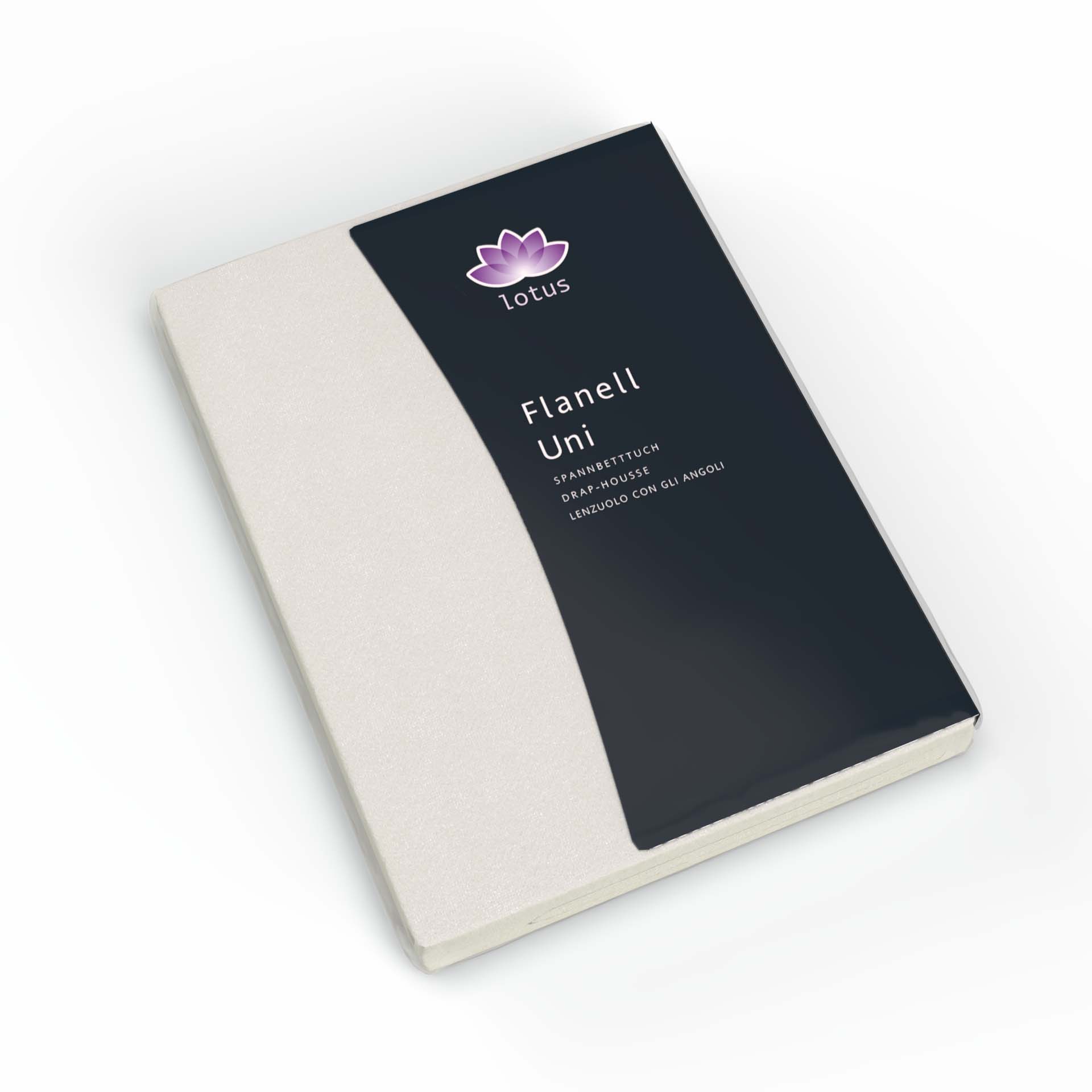 Lotus Flanell Spannbetttuch Lotus Flanell Spannbetttuch