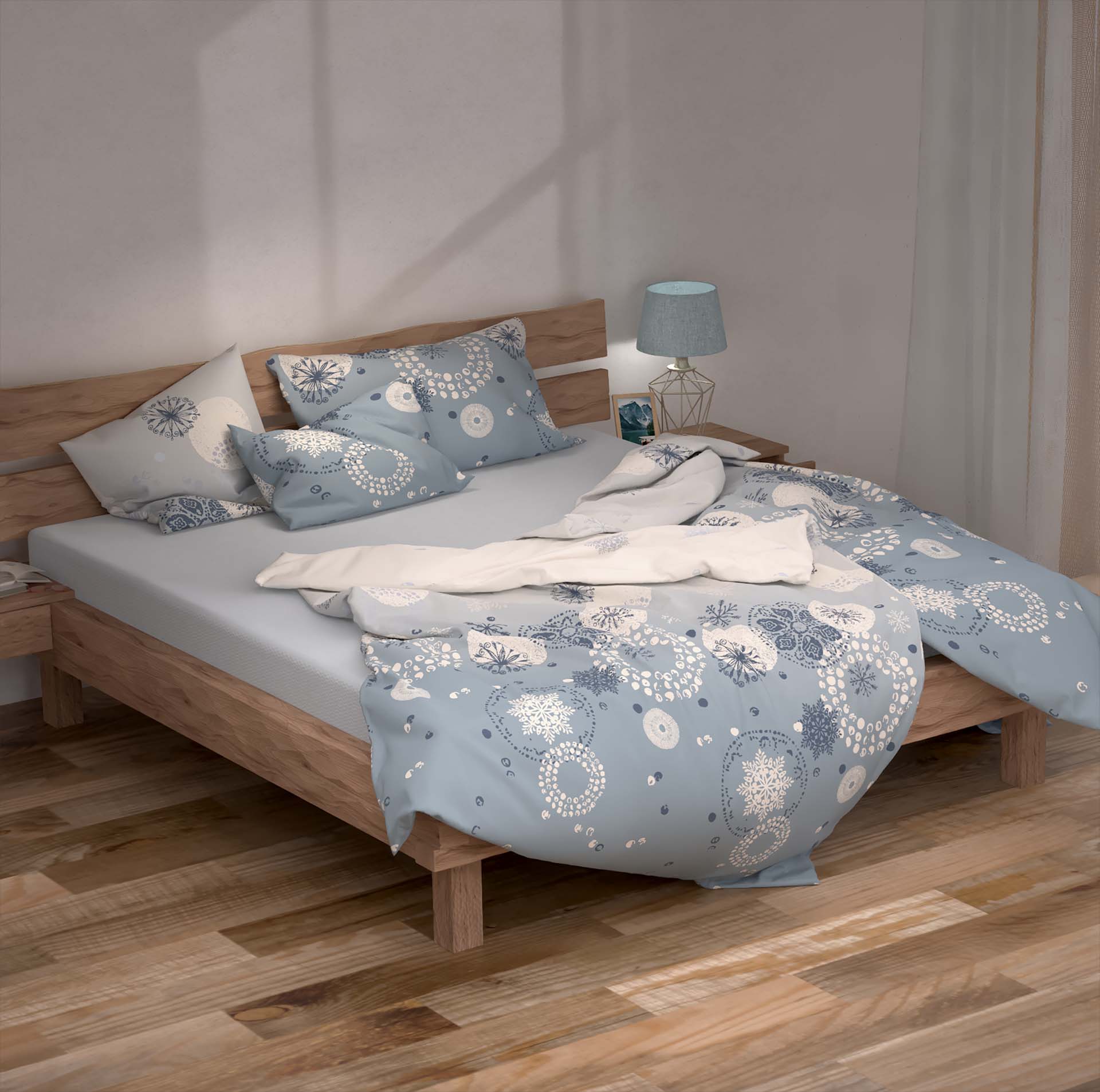 Lotus bed linen Flannel Nevio