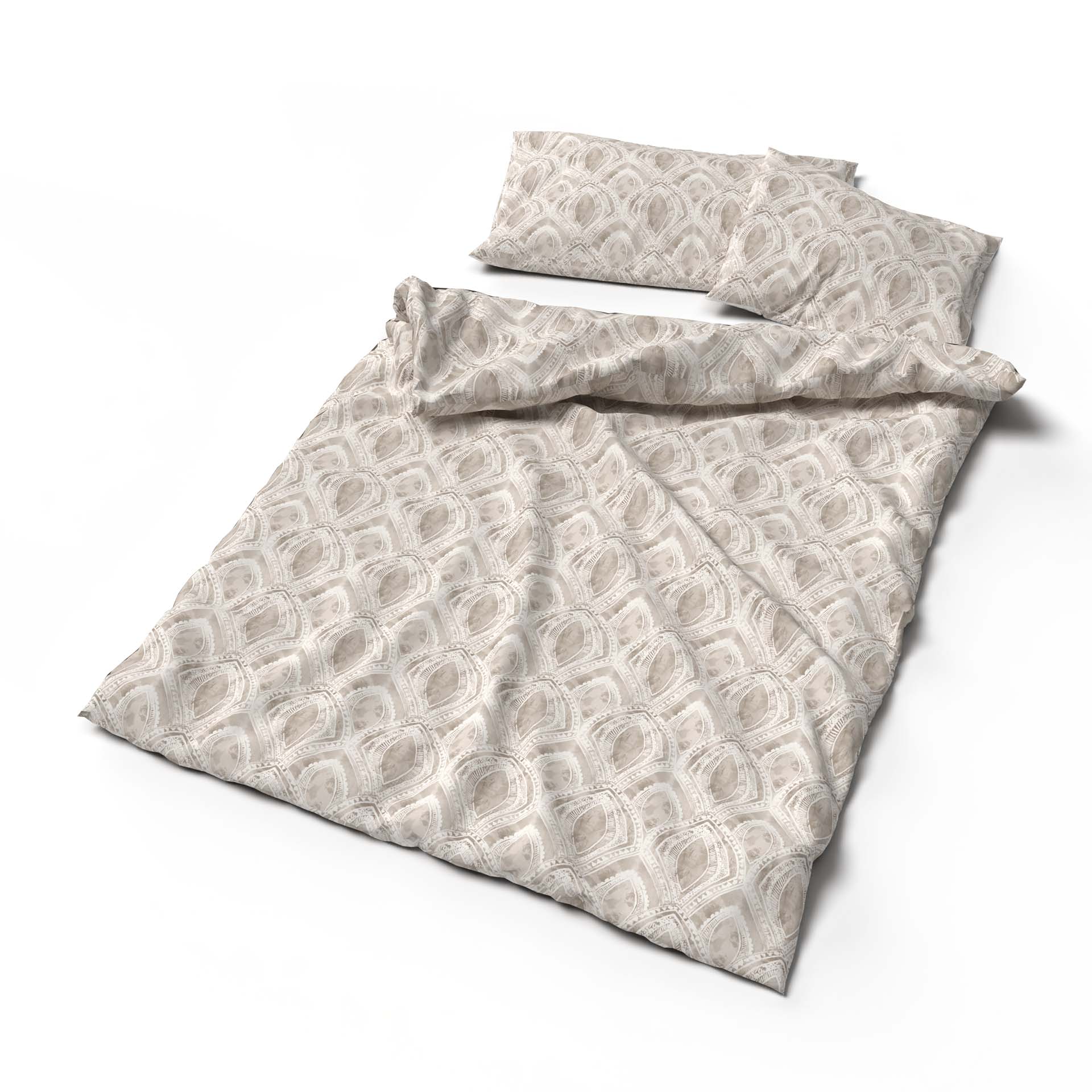 Lotus bed linen fine Satin Boutique Sable