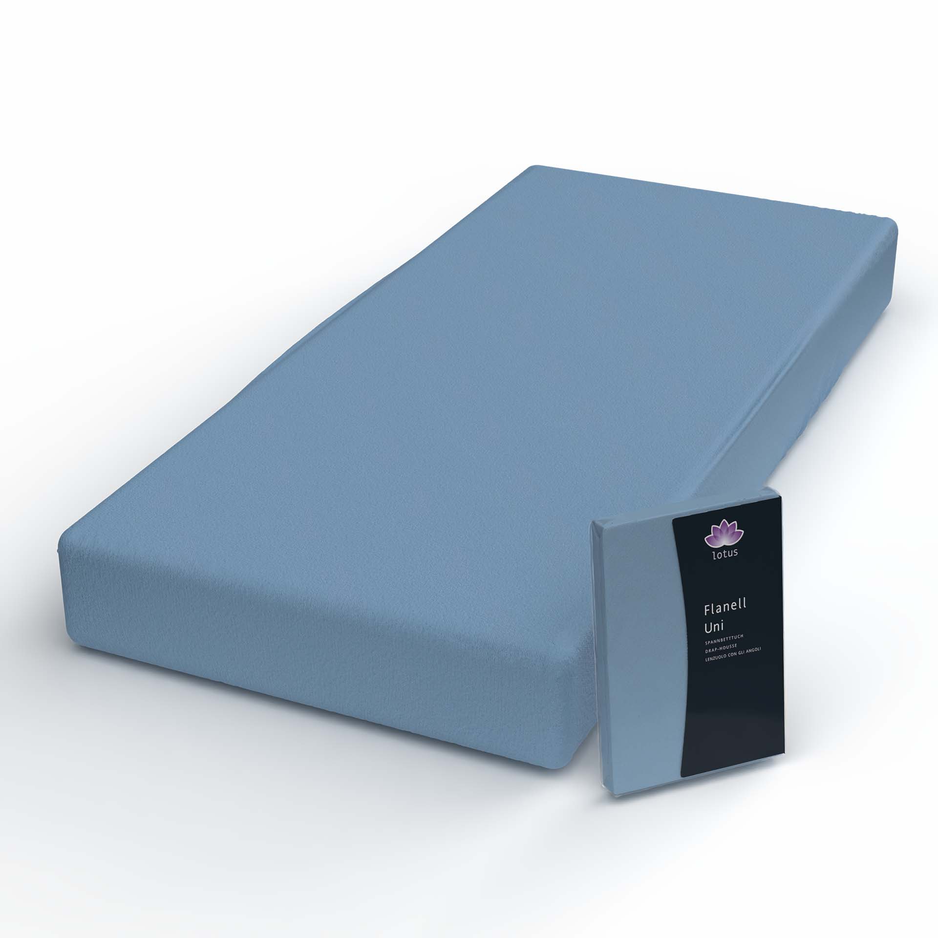 Lotus Flanell Spannbetttuch Lotus Flanell Spannbetttuch