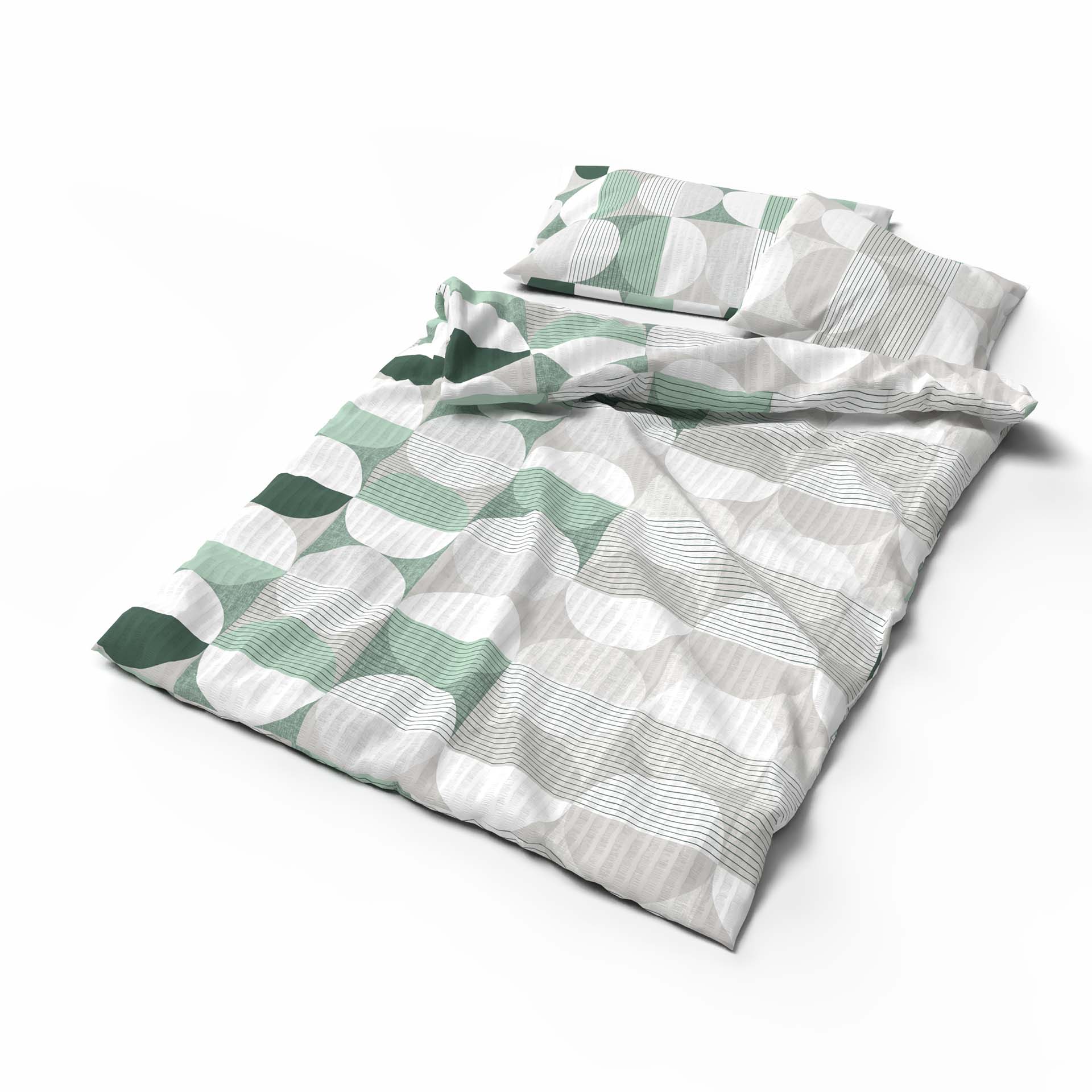 Lotus bed linen Seersucker Flyn Lotus bed linen Seersucker Flyn