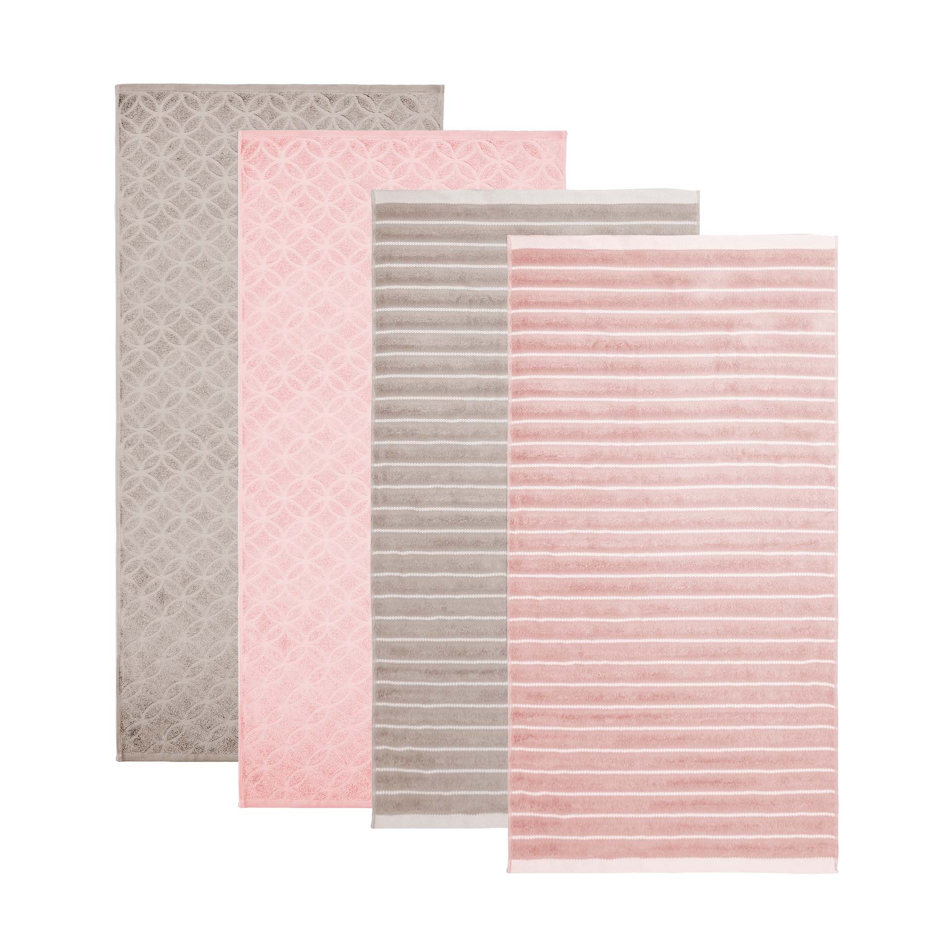 Frottéwäsche - 4 Duschtücher - Hayden und Vibe