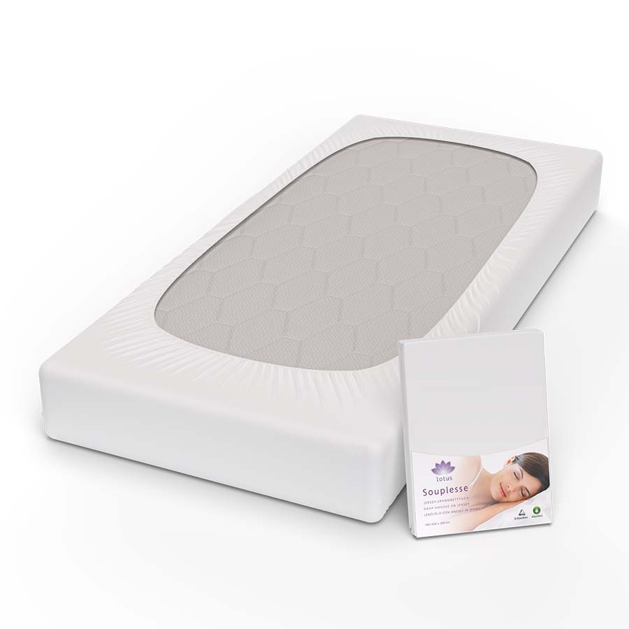 Lotus jersey drap-housse Souplesse Lotus jersey drap-housse Souplesse