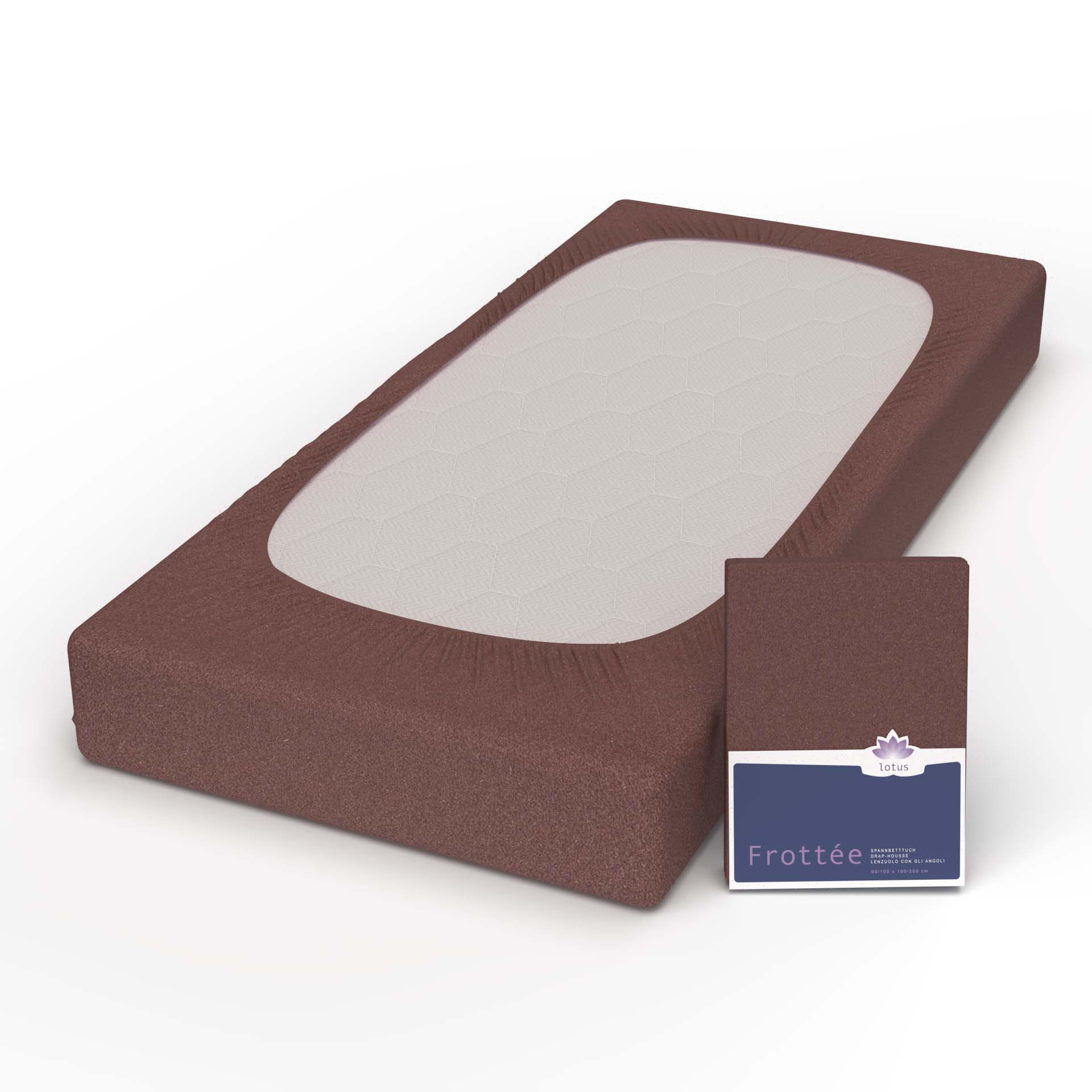 Lotus terry fitted sheet Comfort