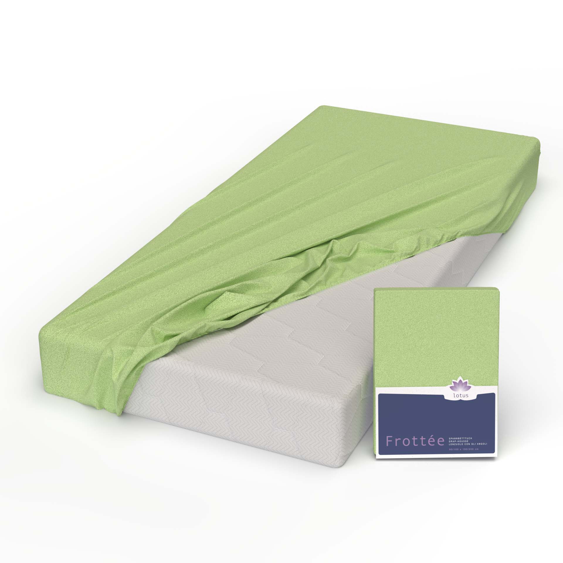 Lotus terry fitted sheet Comfort