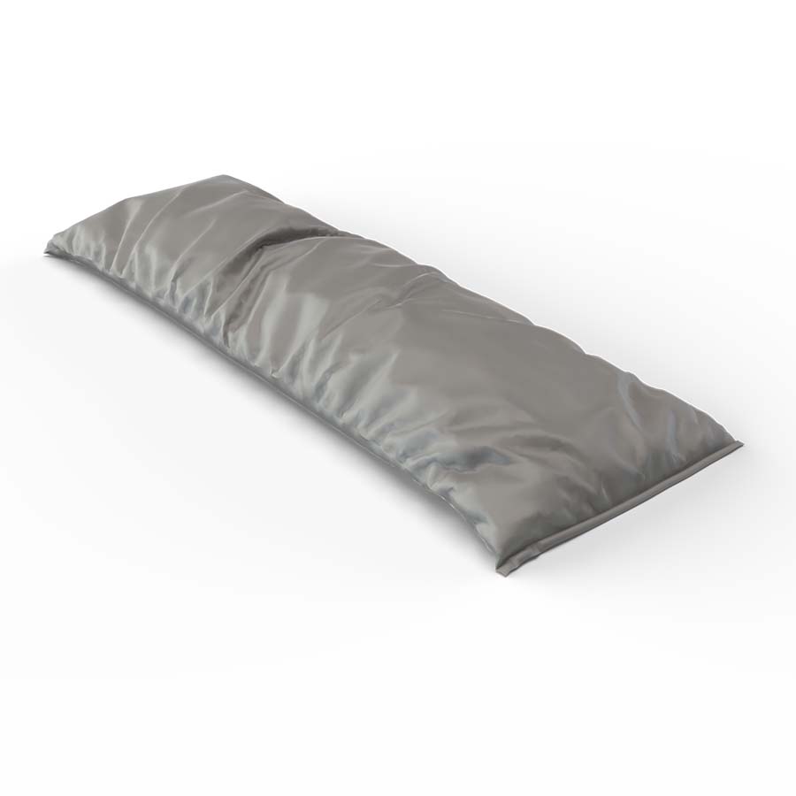 Lotus coussin pour dormir sur le côté housse satin uni