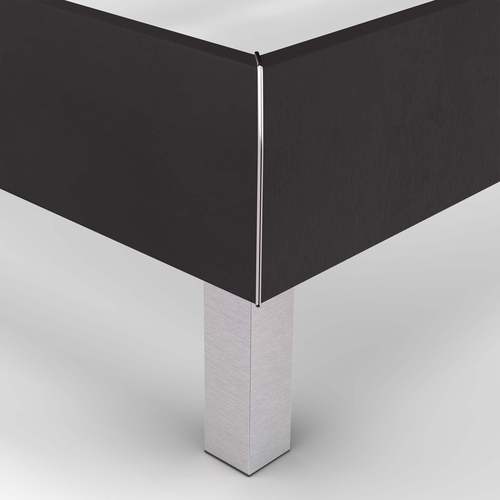 Melody bed frame black