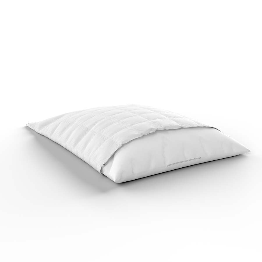 Softsleep quilted feather pillow Queen refillable