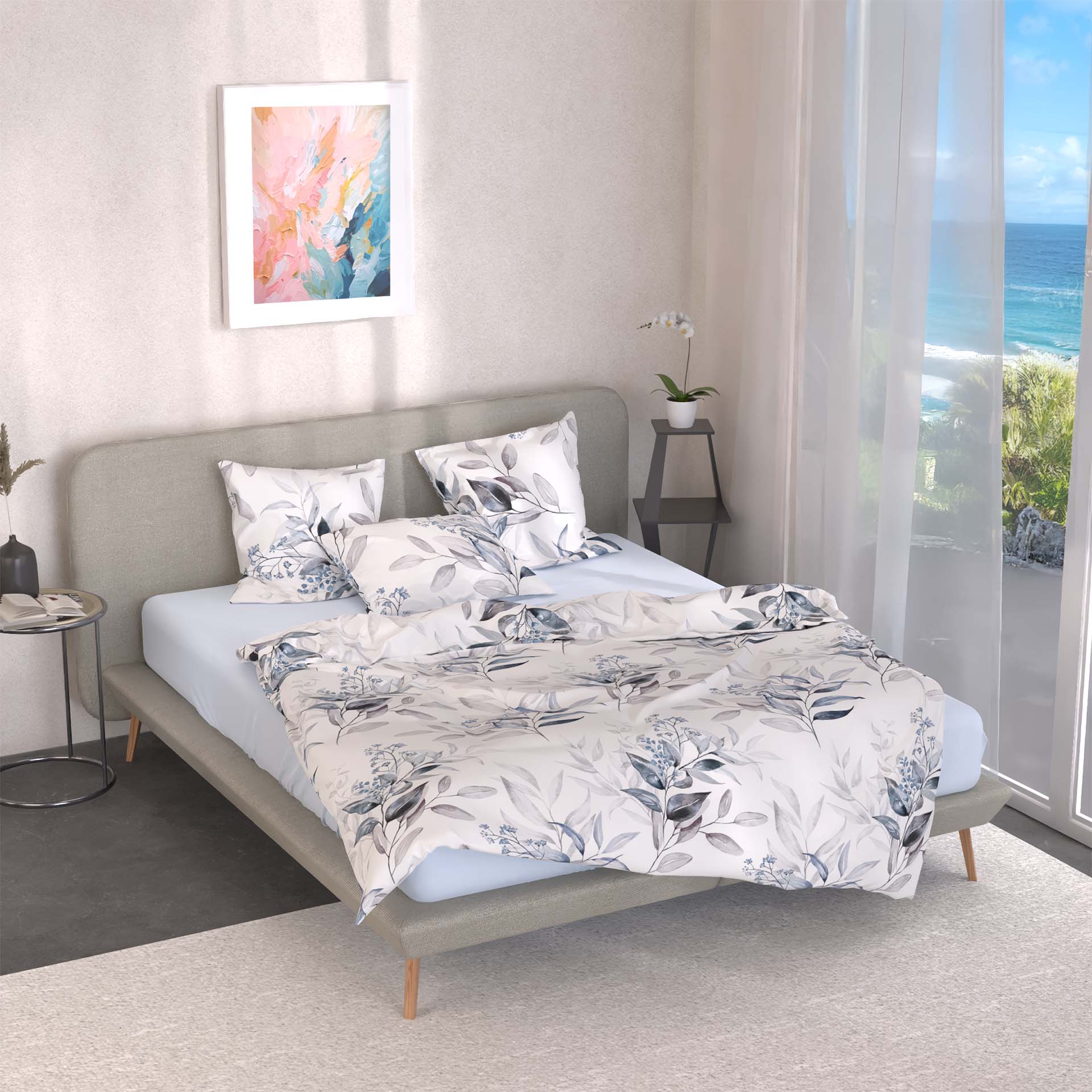Lotus bed linen Linen blend Juna