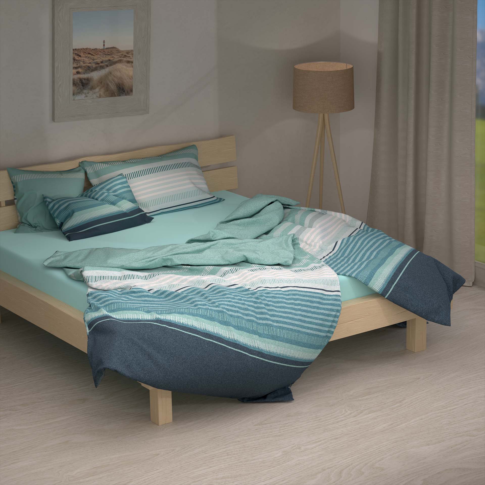 Lotus linge de lit satin Levia