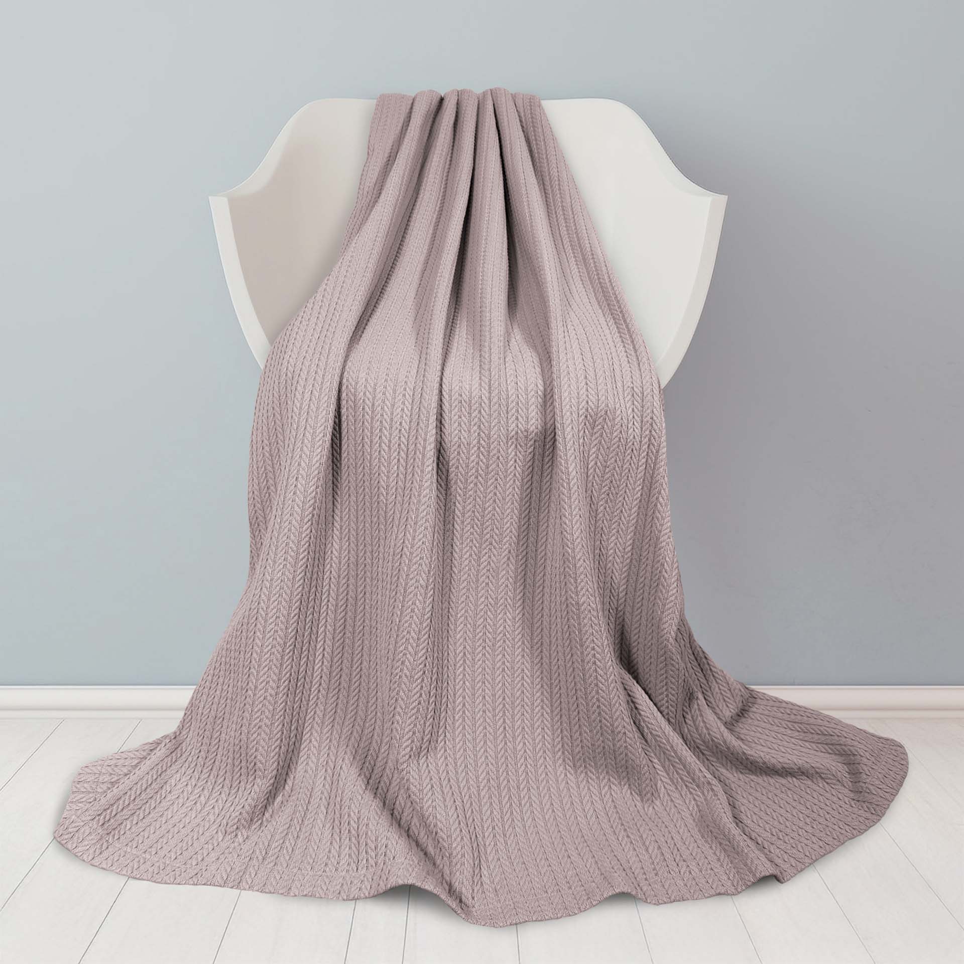Lotus Wohndecke aus Strickpiqué