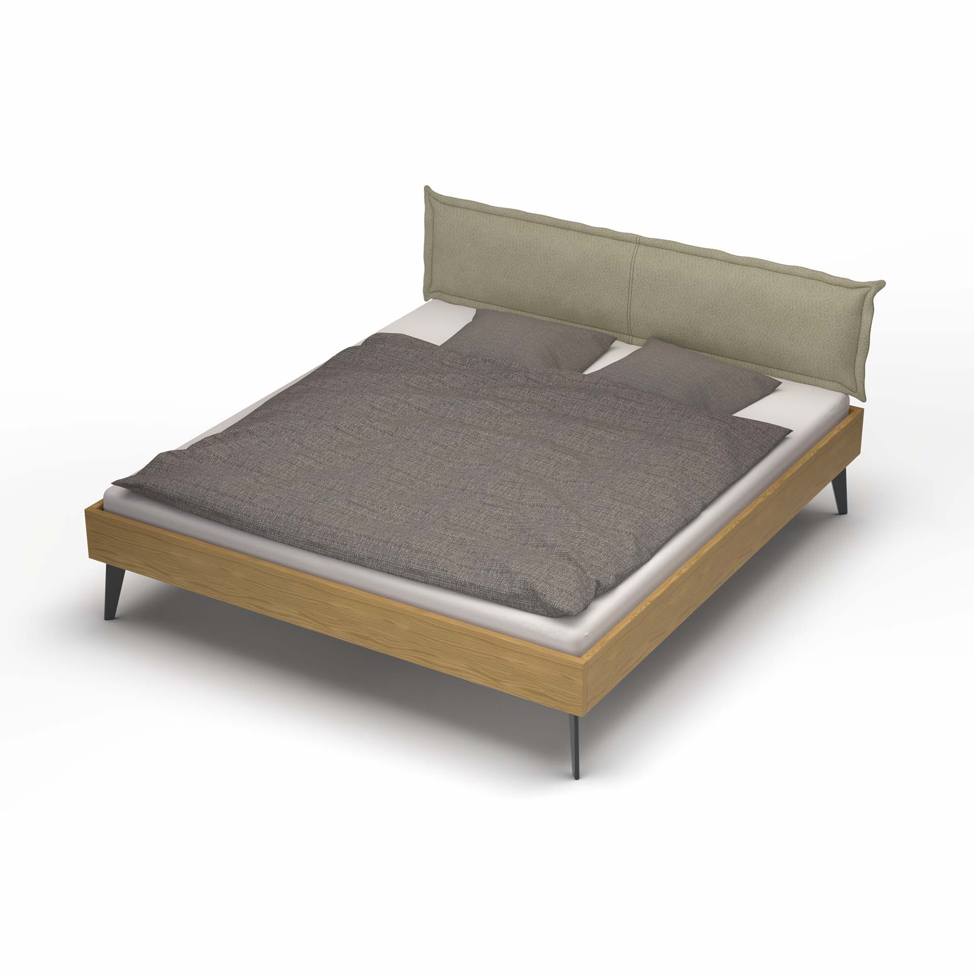 Madeera Lit en bois massif Ledra