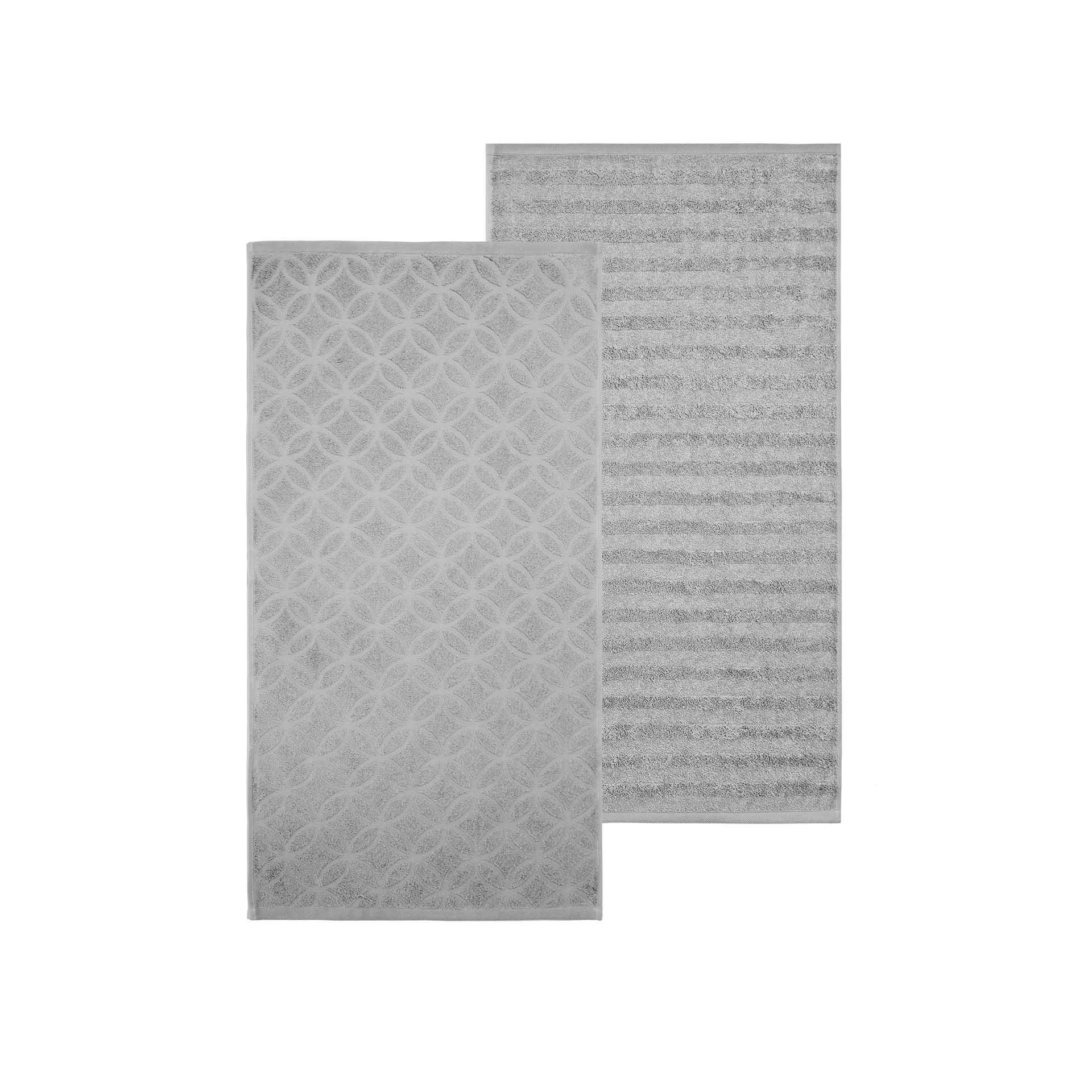 Frottéwäsche 2er Set Handtuch 50x90 cm - Ranura und Vibe