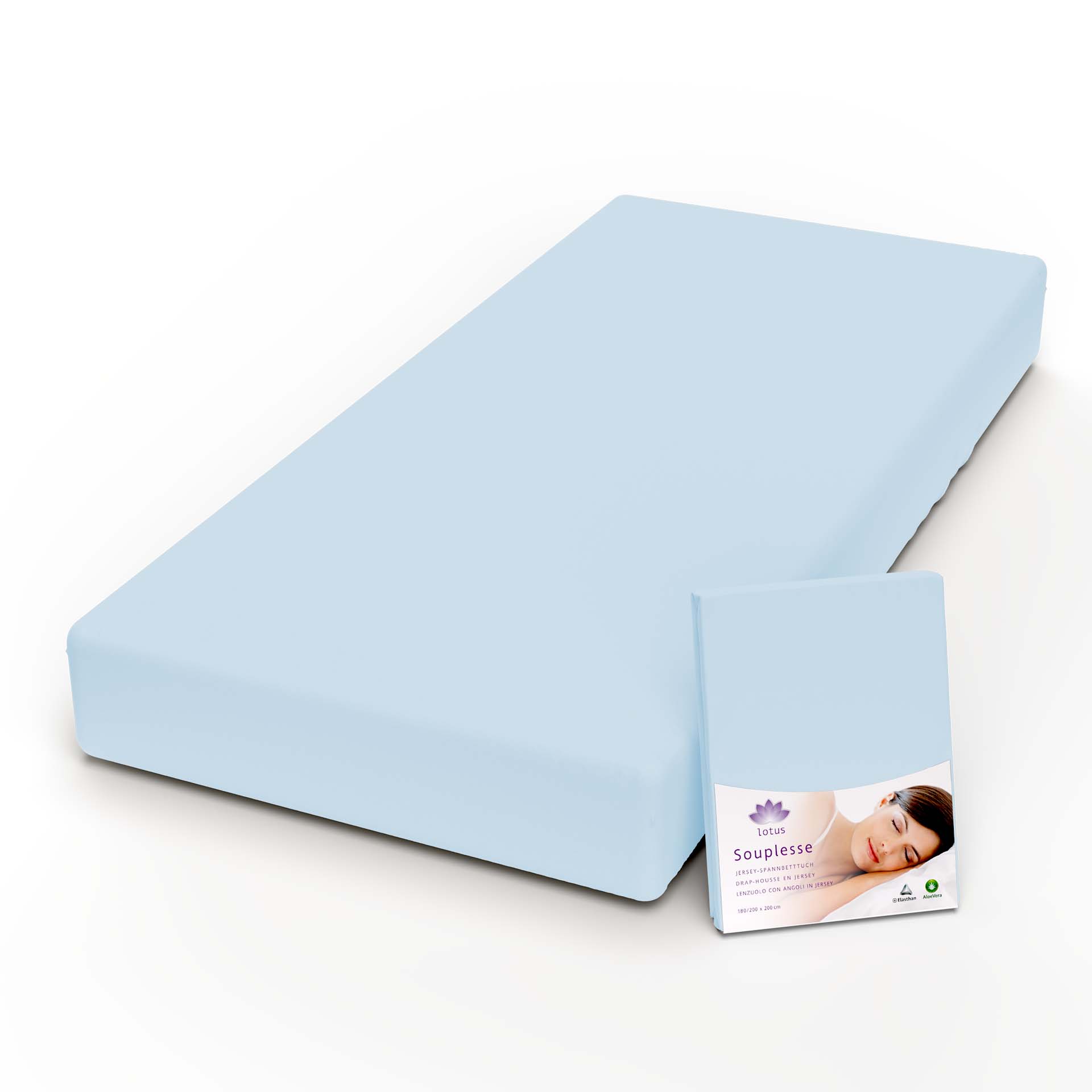 Lotus Jersey Fitted Sheet Souplesse