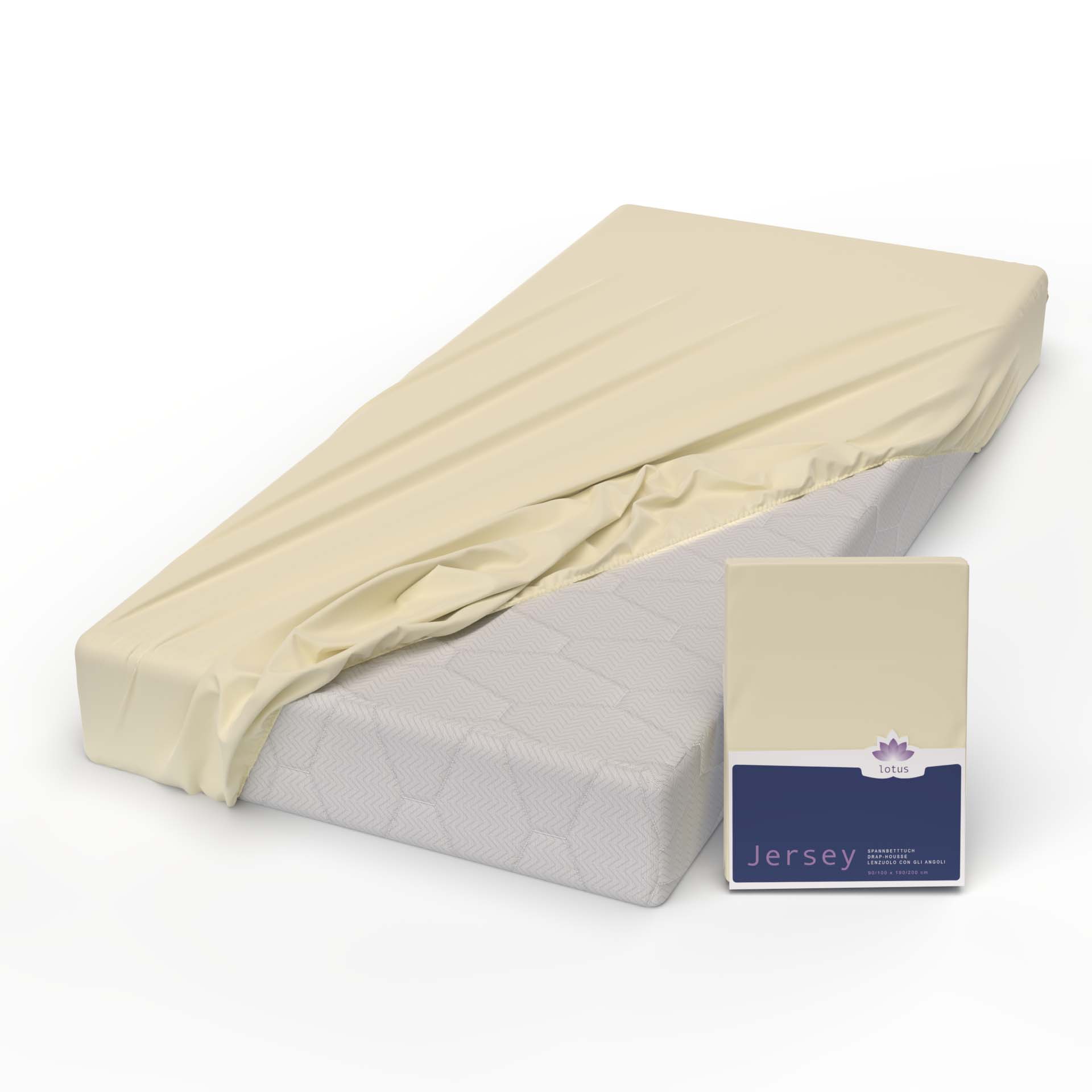 Lotus Jersey fitted sheet Comfort