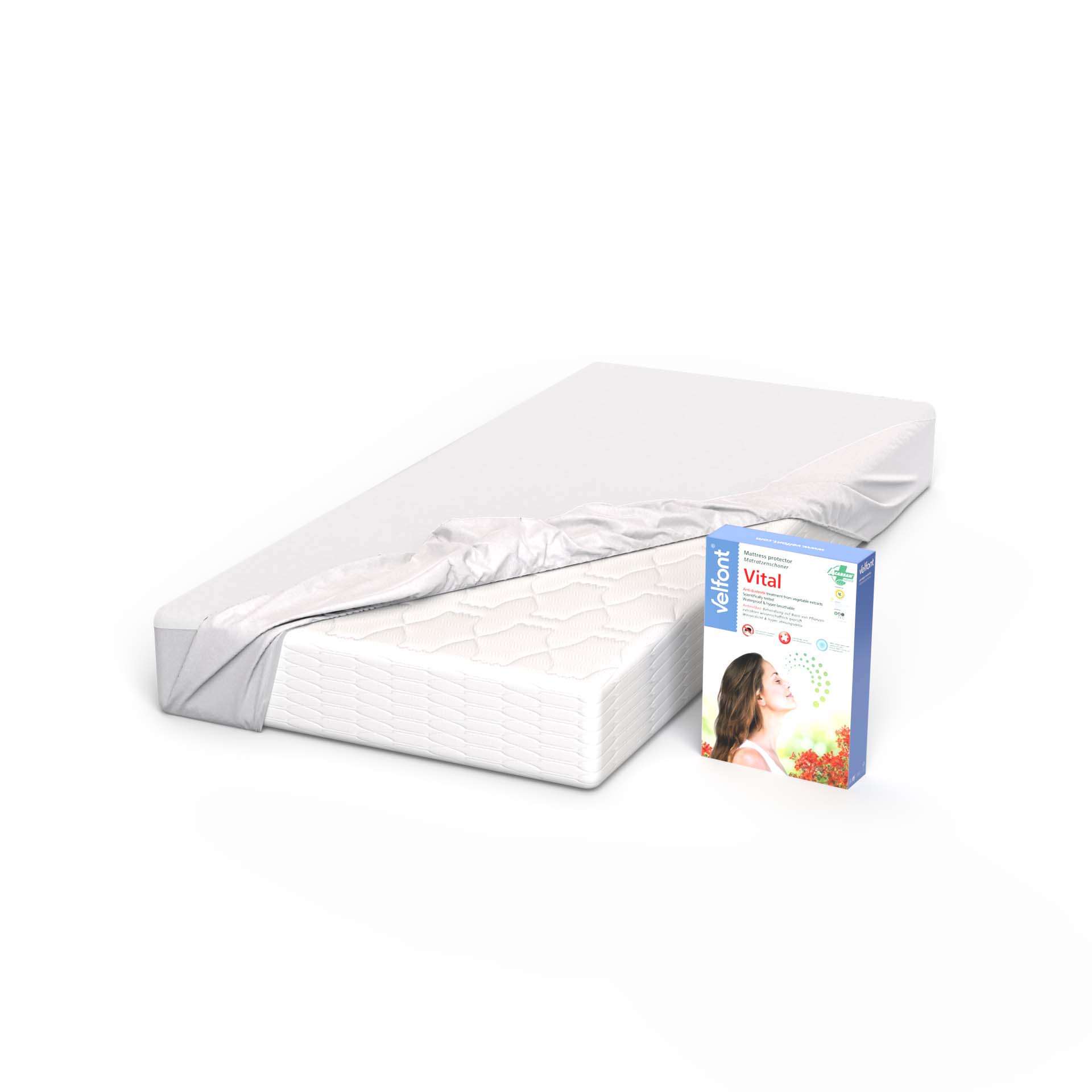 Velfont Acarsan Vital anti-mite mattress protector