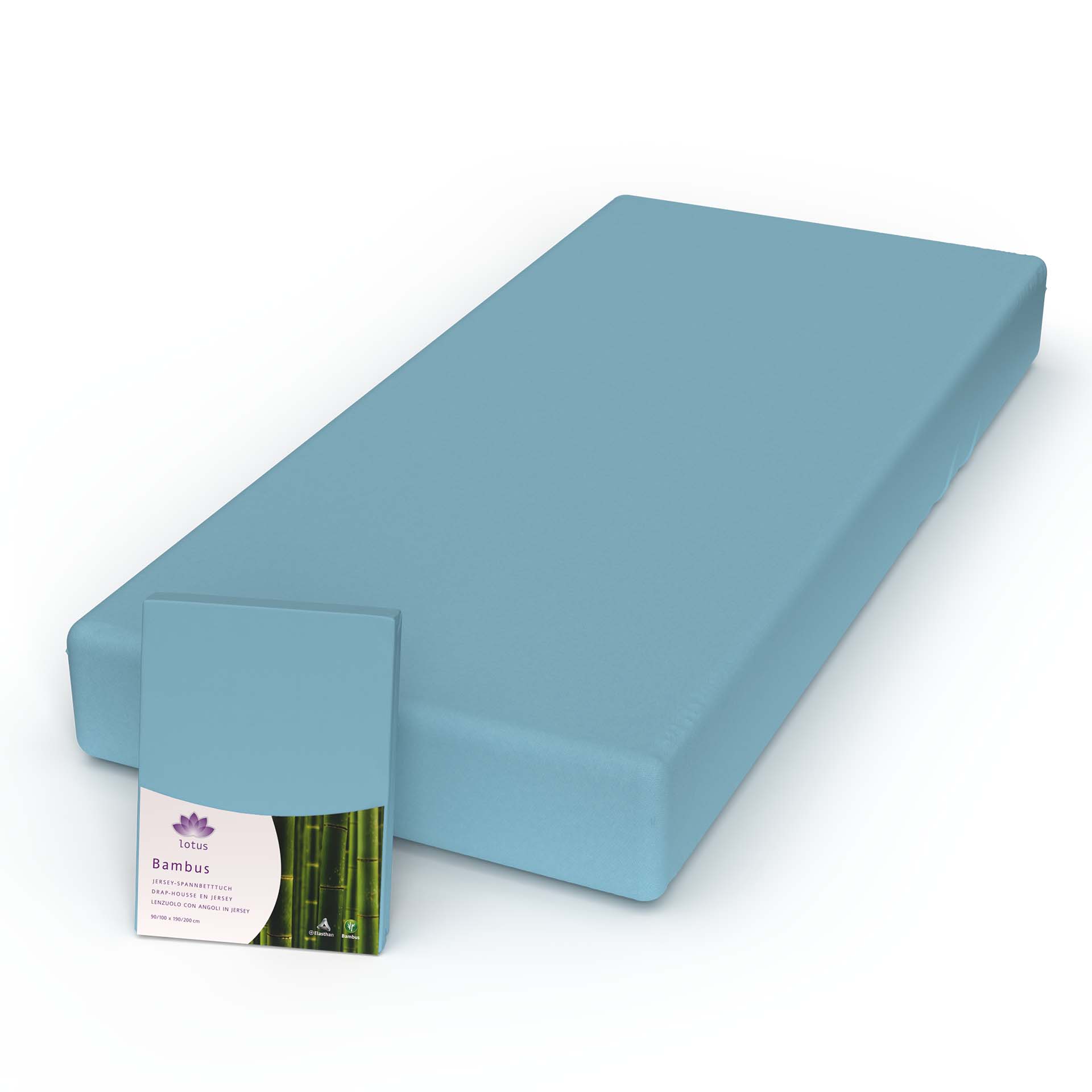Lotus drap-housse bambou jersey Lotus drap-housse bambou jersey