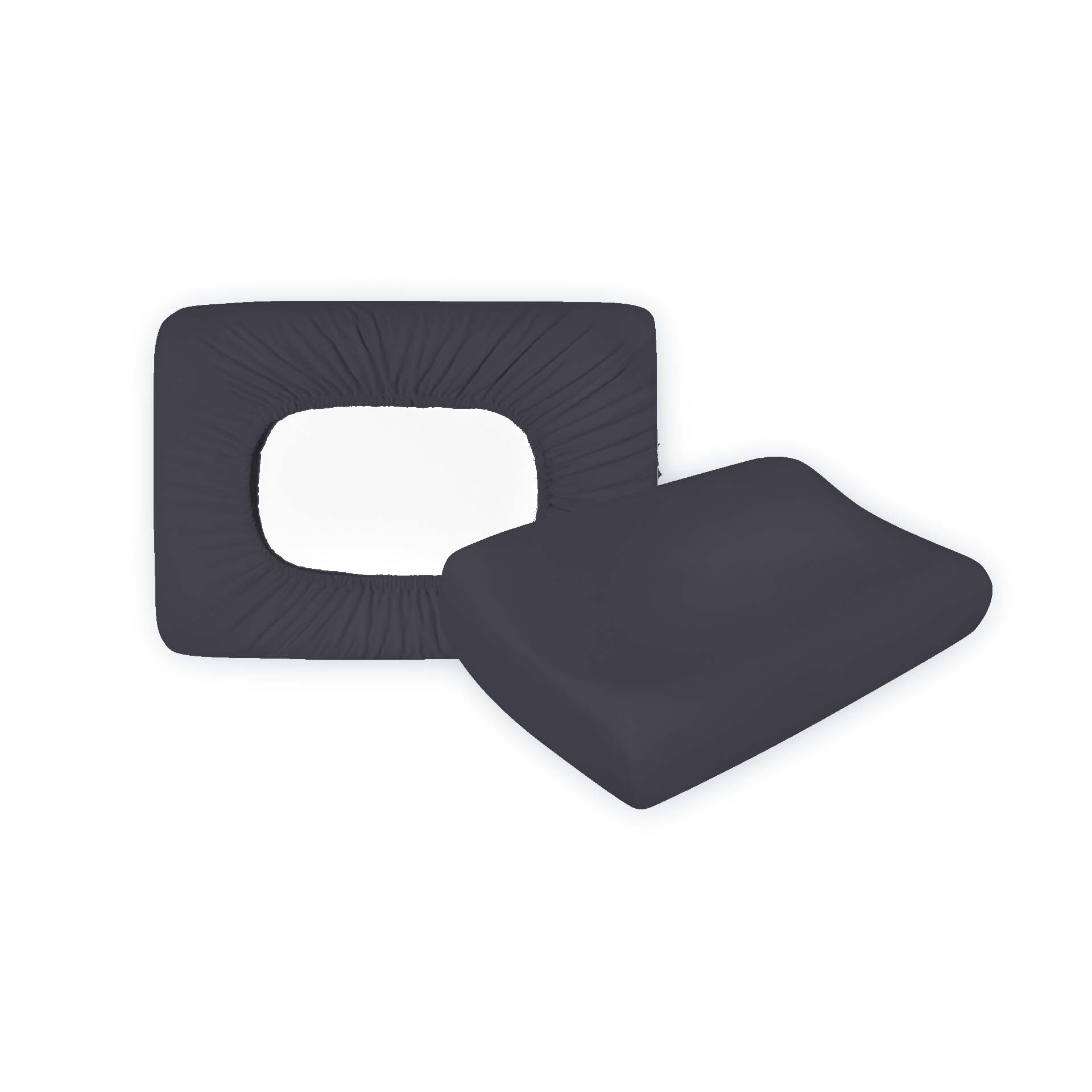 Housse en Jersey Lotus pour coussin visco,  abricot 25 50x30cm