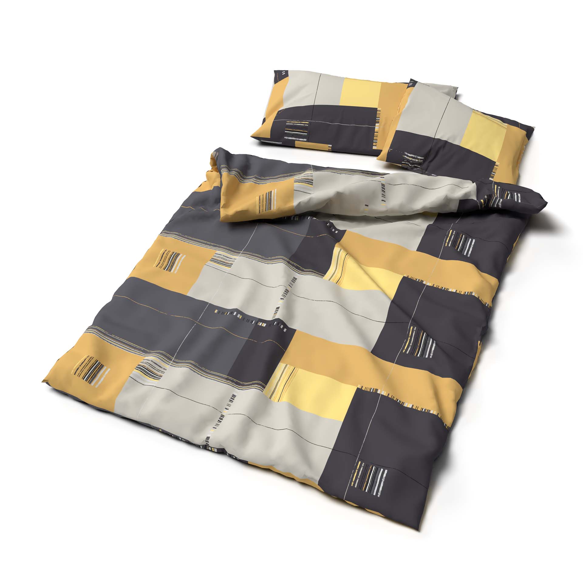Lotus linge de lit satin Kirima jaune Decke, Mobiliar, Bett, Bettlaken, Rettungsweste