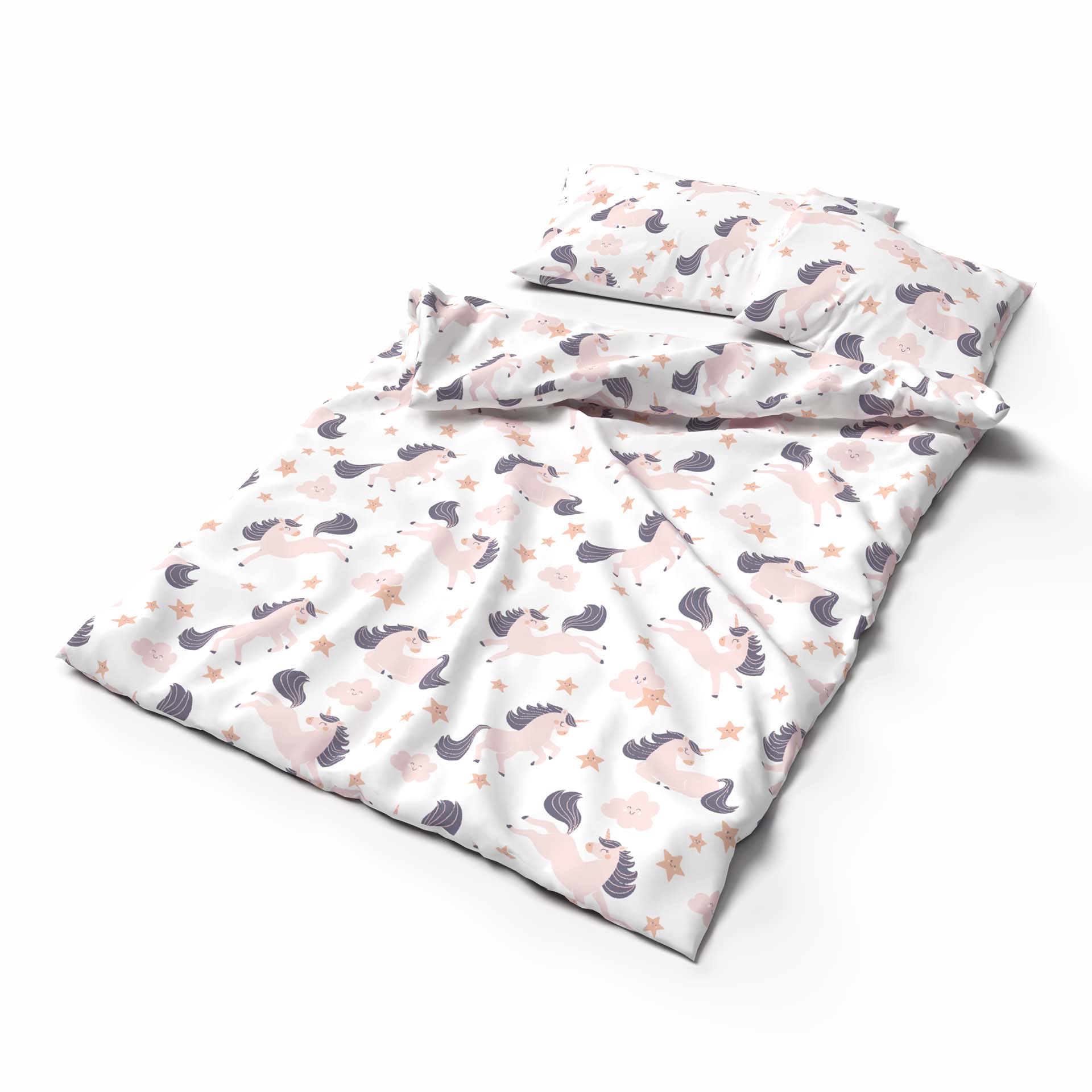 Lotus linge de lit enfants licorne