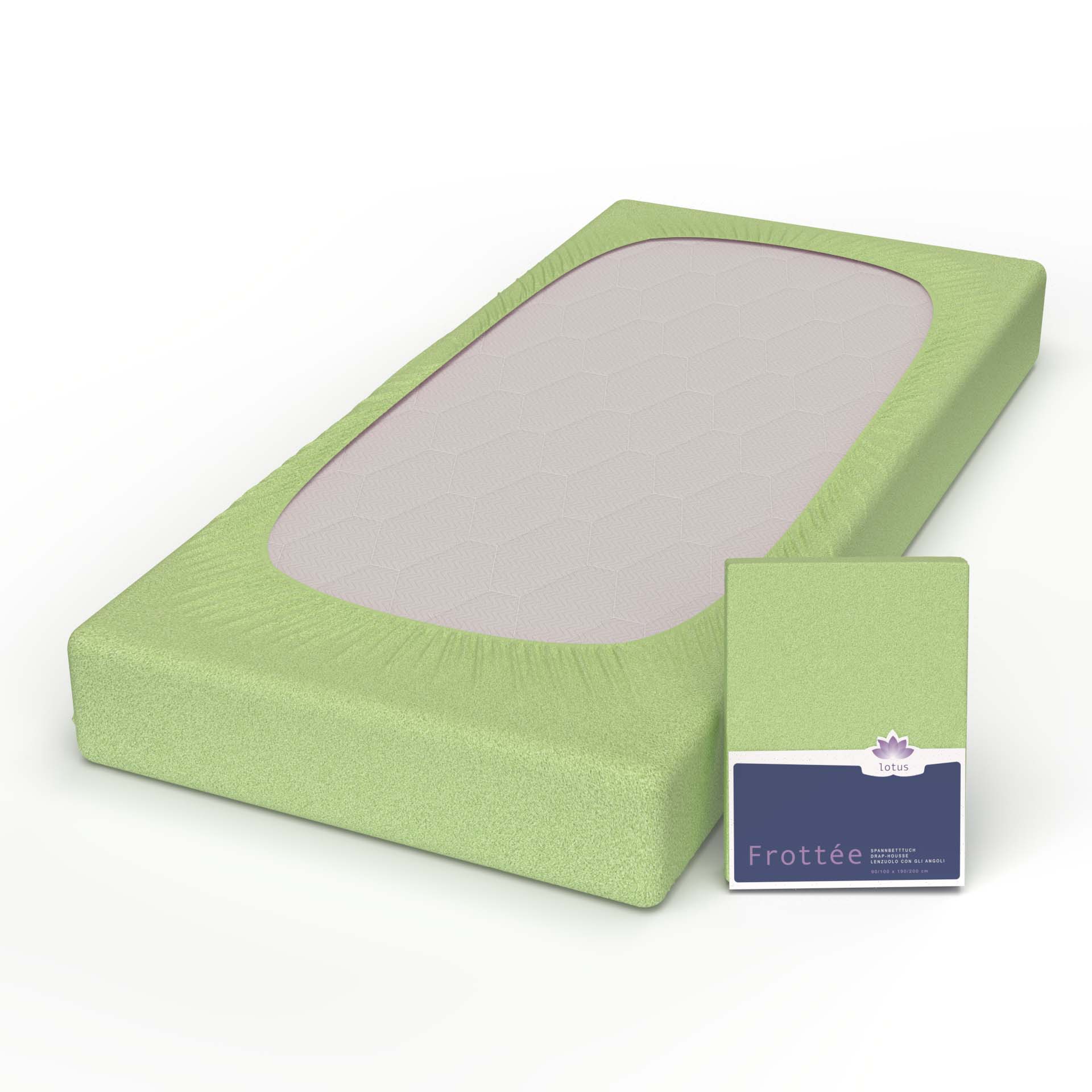 Lotus terry fitted sheet Comfort