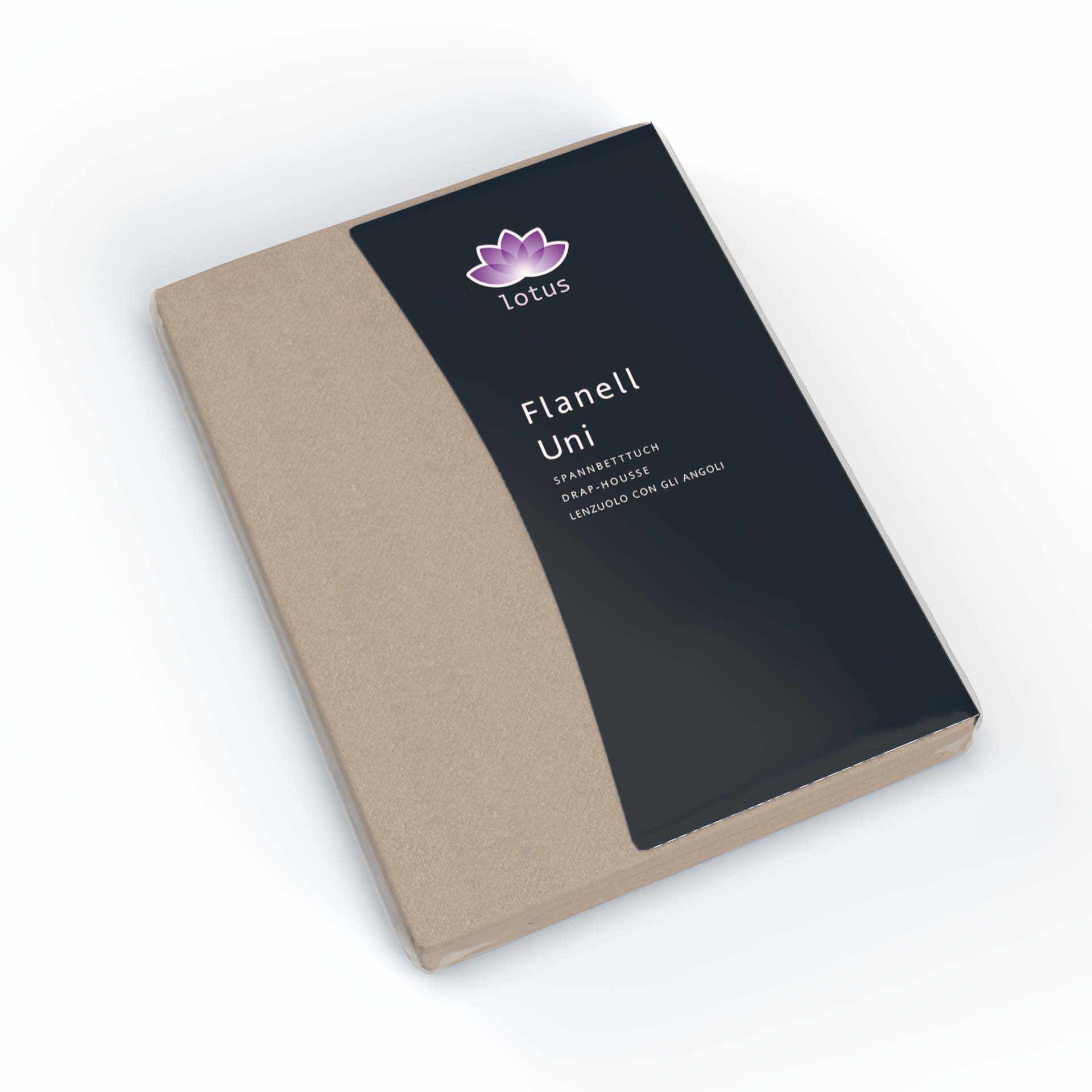 Lotus Flanell Spannbetttuch Lotus Flanell Spannbetttuch